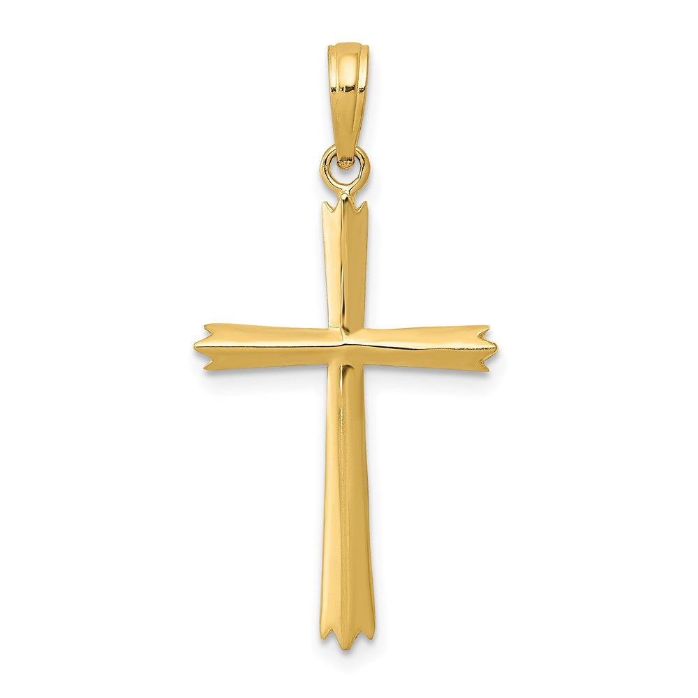 14k Yellow Gold 16 mm Cross Pendant (0.65 grams)