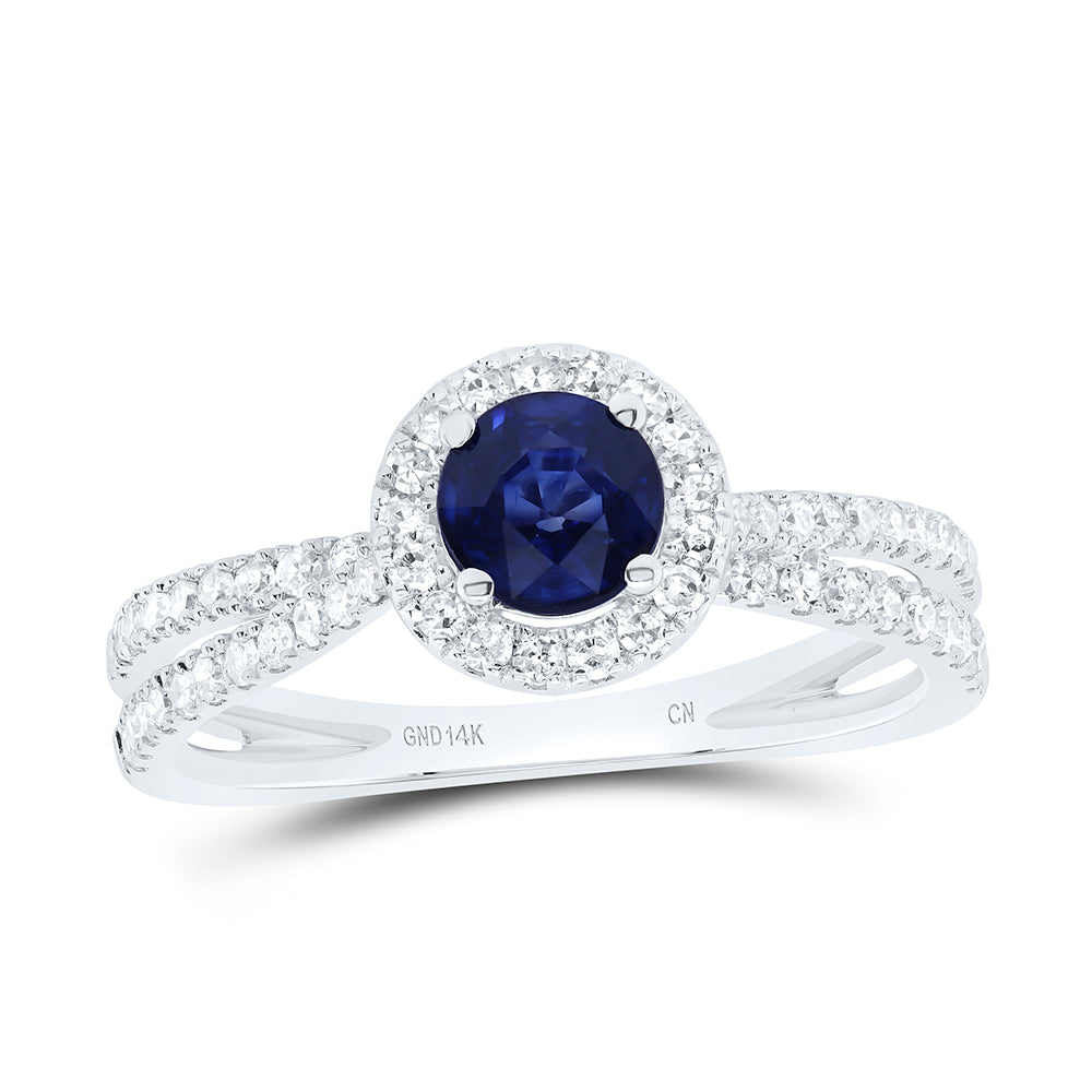 3/8Ctw-Nat Dia Cn 5Mm Rd-Bs Nat Gem Ring (2.48 grams)