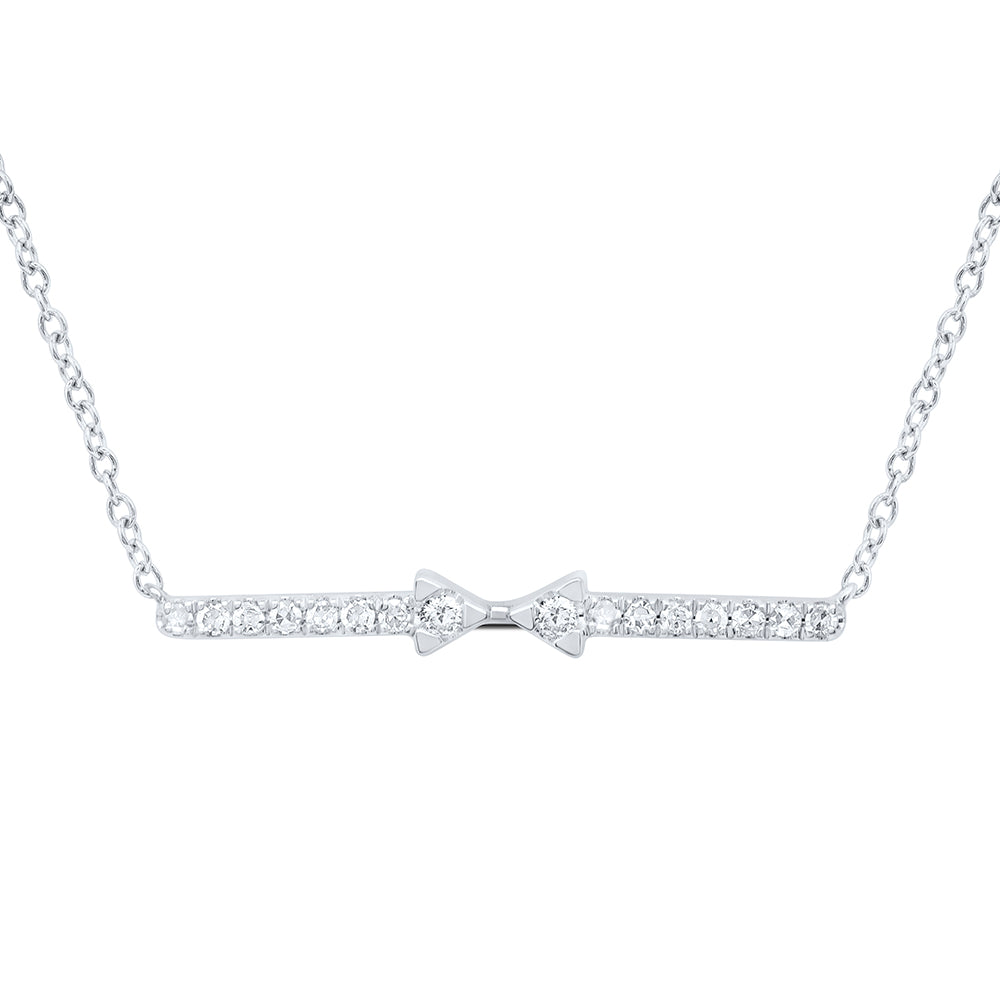 10Kt Gold 1/8Ctw-Dia Cn Fashion Necklace (18 Inch)