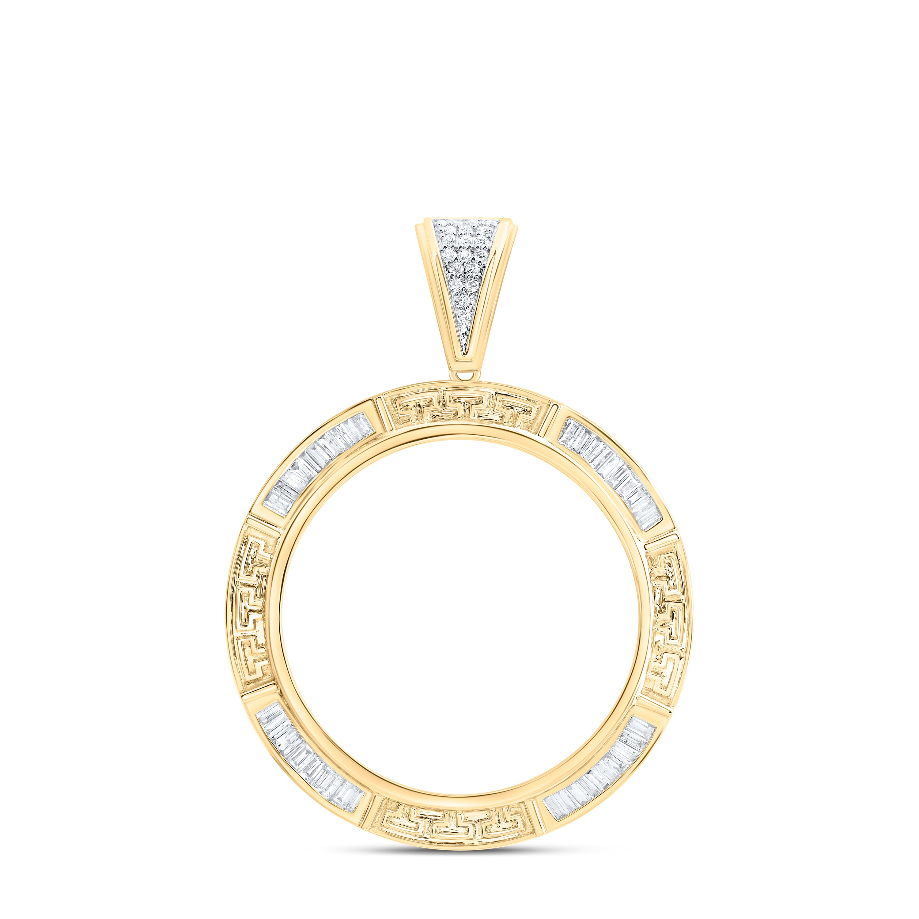 14Kt Gold 1 1/5Ctw-Dia Ana M Centenario Memory Pendant