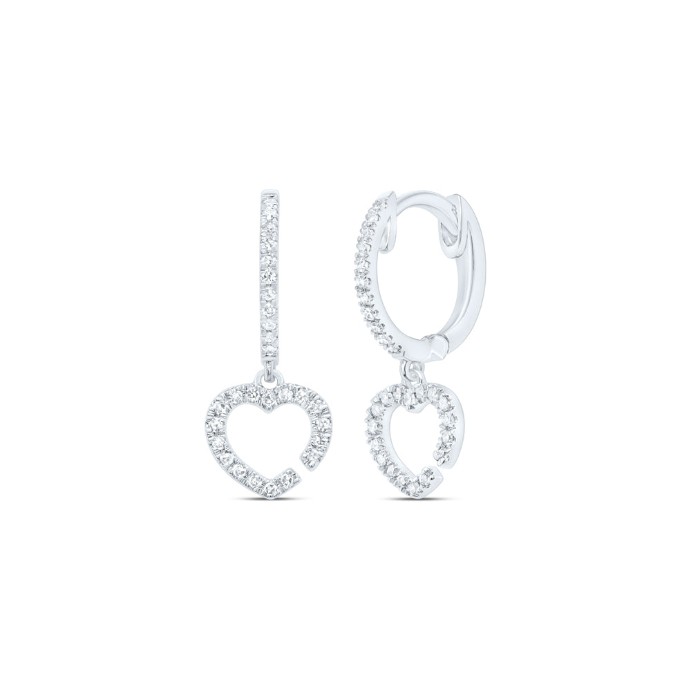 10Kt Gold 1/6Ctw-Dia Cn Fashion Dangling Earring