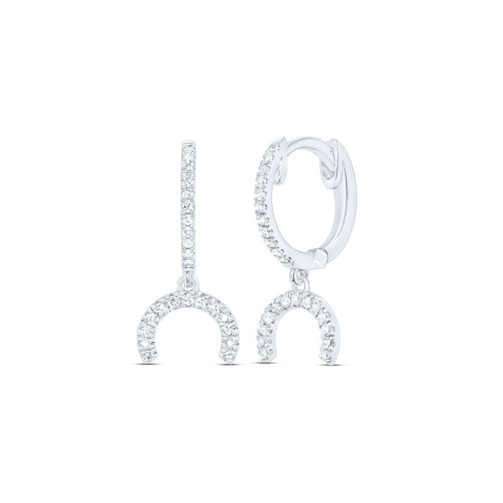 10Kt Gold 1/6Ctw-Dia Cn Fashion Dangling Earring