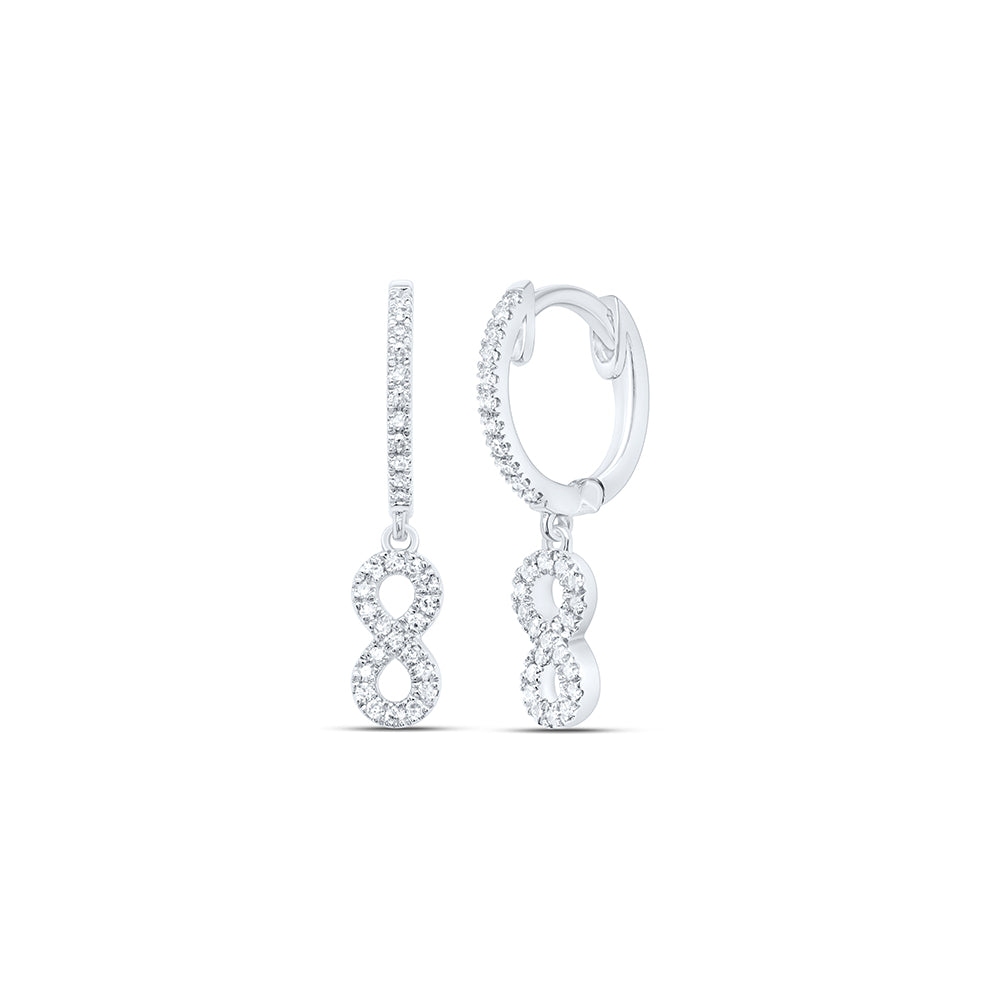 10Kt Gold 1/6Ctw-Dia Cn Fashion Dangling Earring