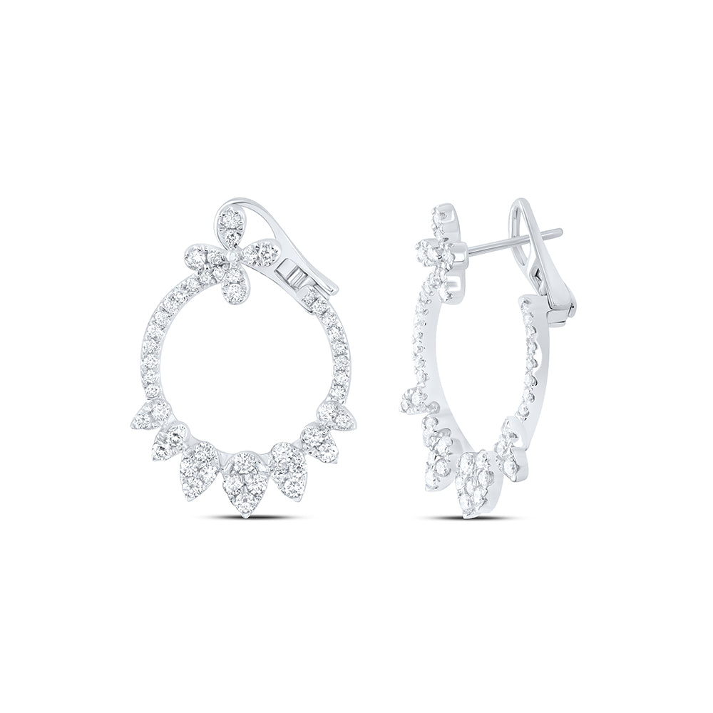 14Kt Gold 1 7/8Ctw-Dia Ana M Fashion Earring