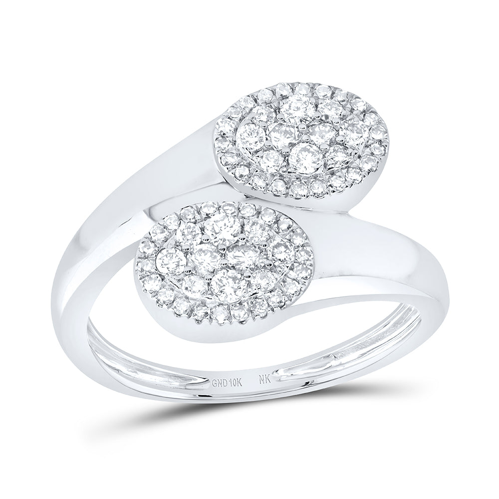 1/2Ctw-Dia Nk Fashion Oval Ring (3.09 grams)