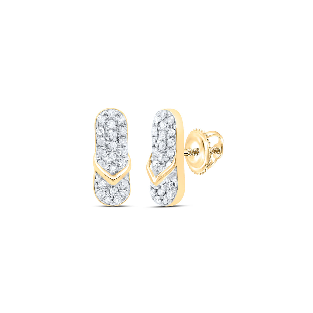 10Kt Gold 1/8Ctw-Dia P1 Gift Earring