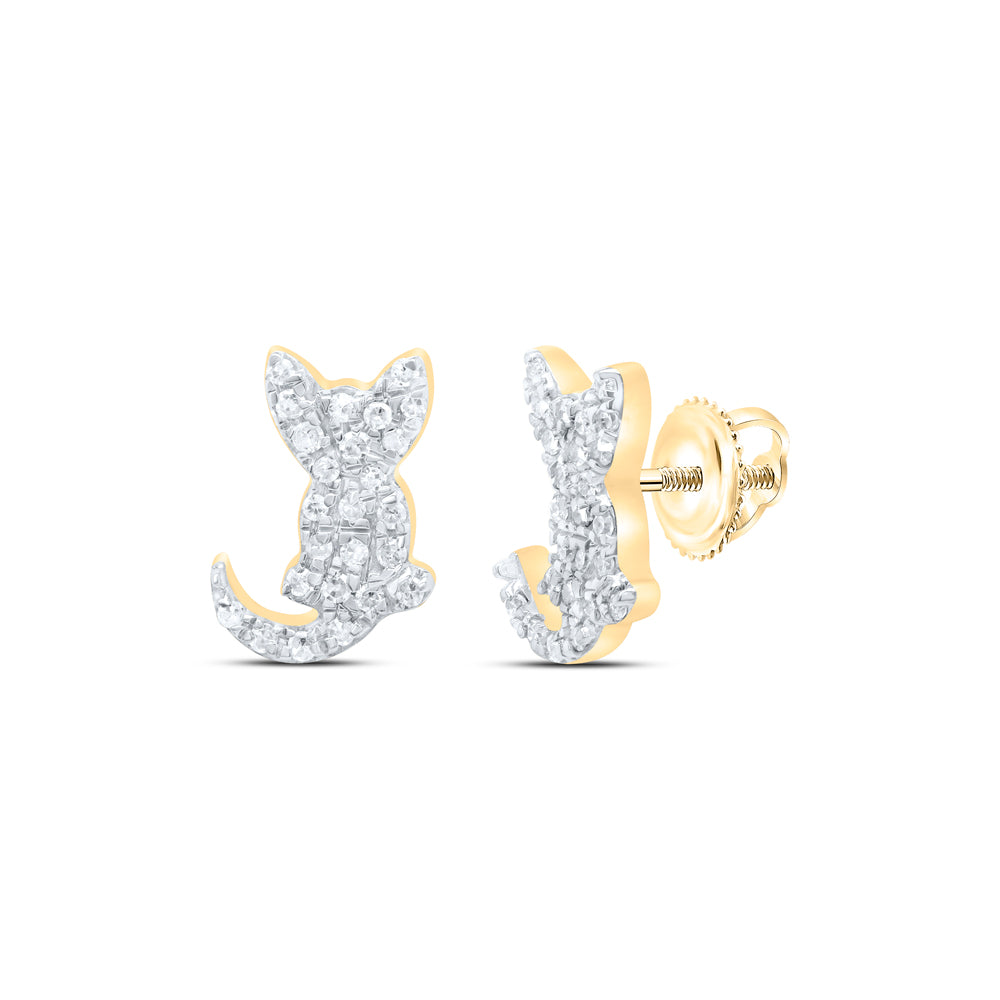 10Kt Gold 1/6Ctw-Dia P1 Gift Earring