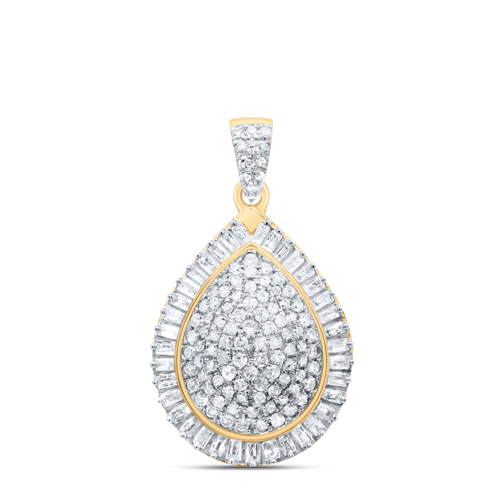 10Kt Gold 5/8Ctw-Dia P1 Gift Pear Pendant