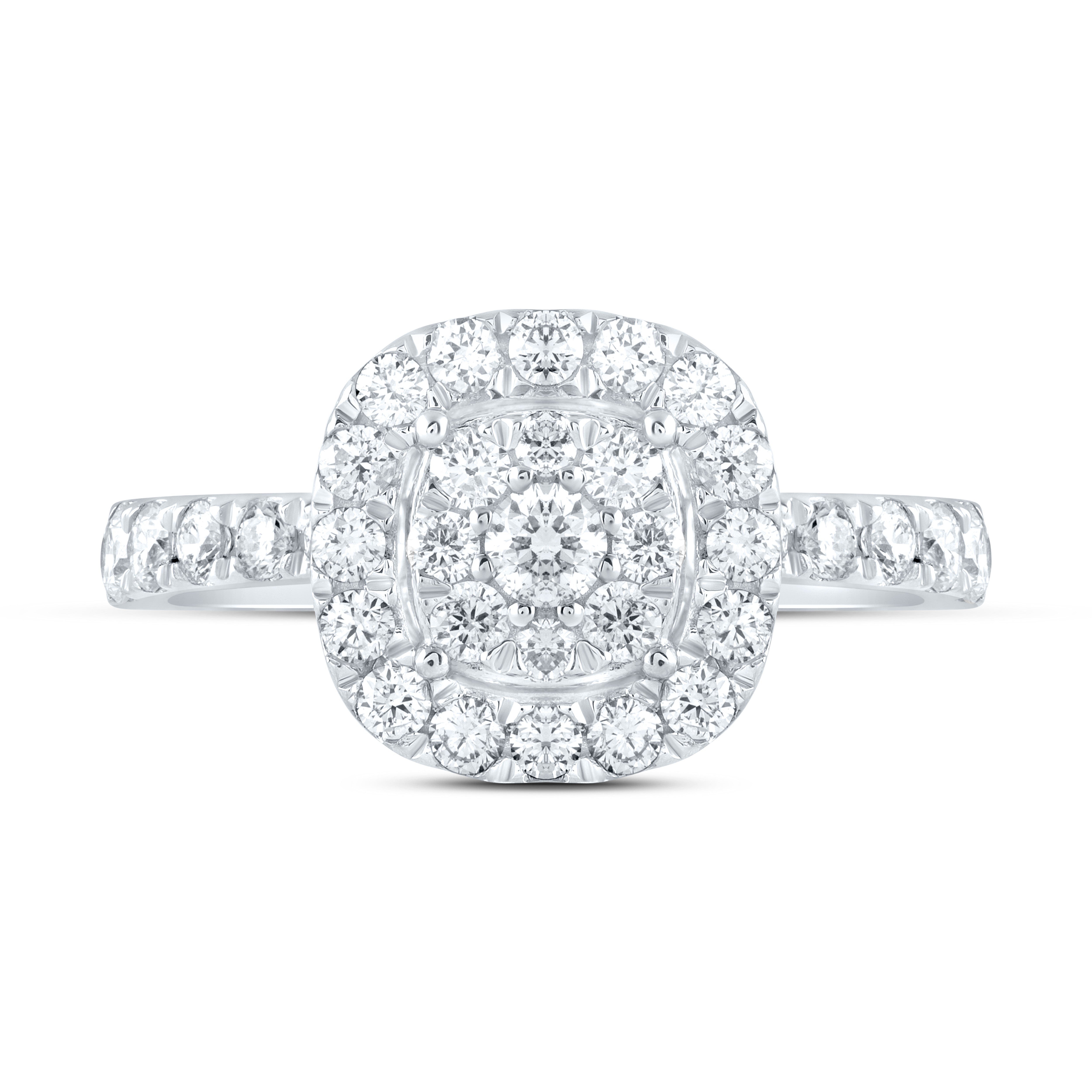 1 1/5Ctw-Nat Dia Ana M Fashion Ring (3.29 grams)