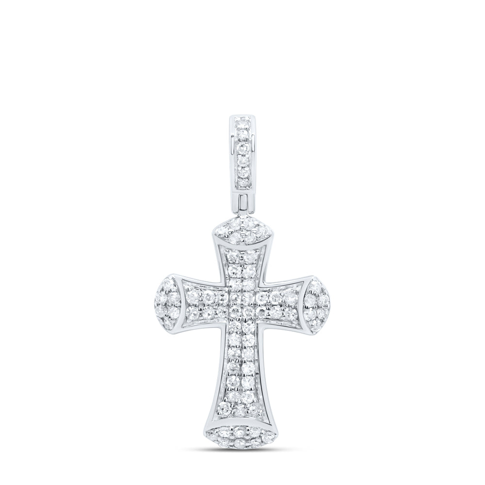 10Kt Gold 3/8Ctw-Dia P1 Gift Cross Pendant