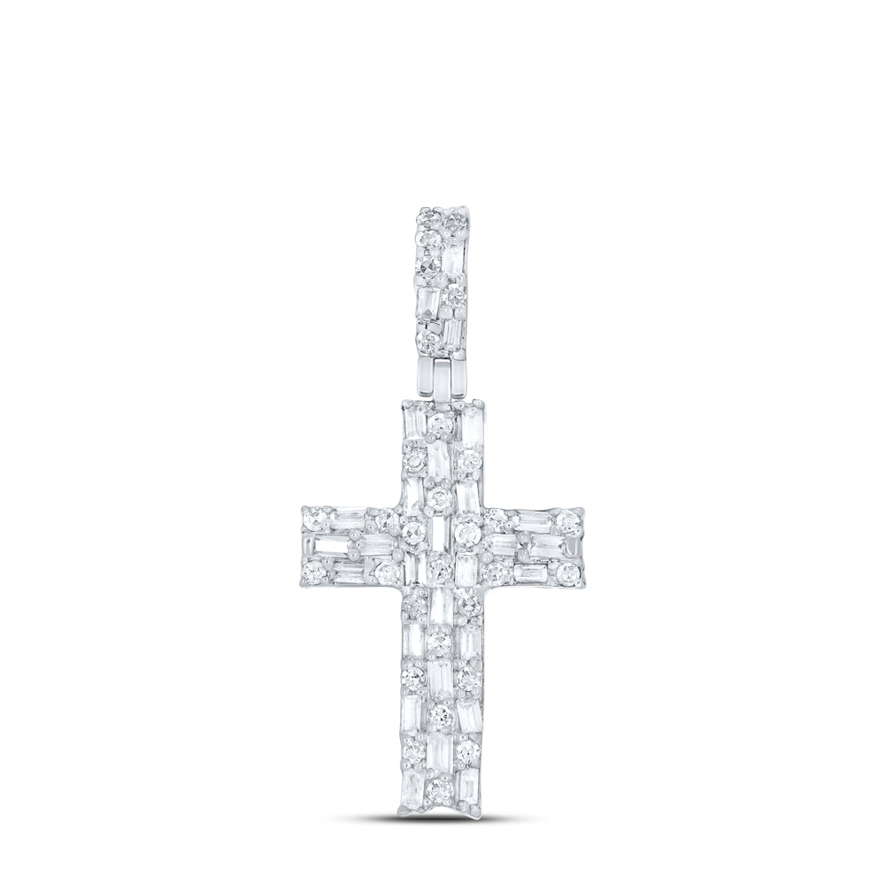 10Kt Gold 5/8Ctw-Dia P1 Gift Cross Pendant