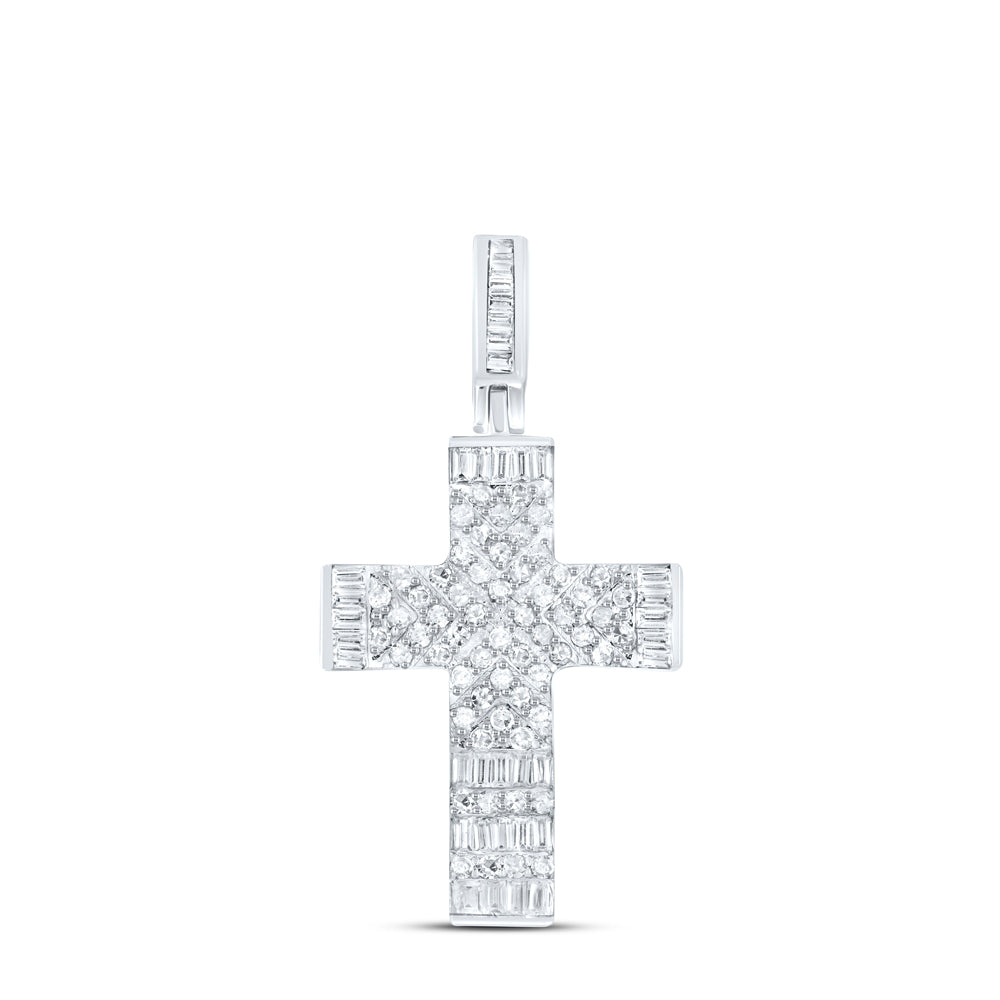 10Kt Gold 1/2Ctw-Dia P1 Gift Cross Pendant