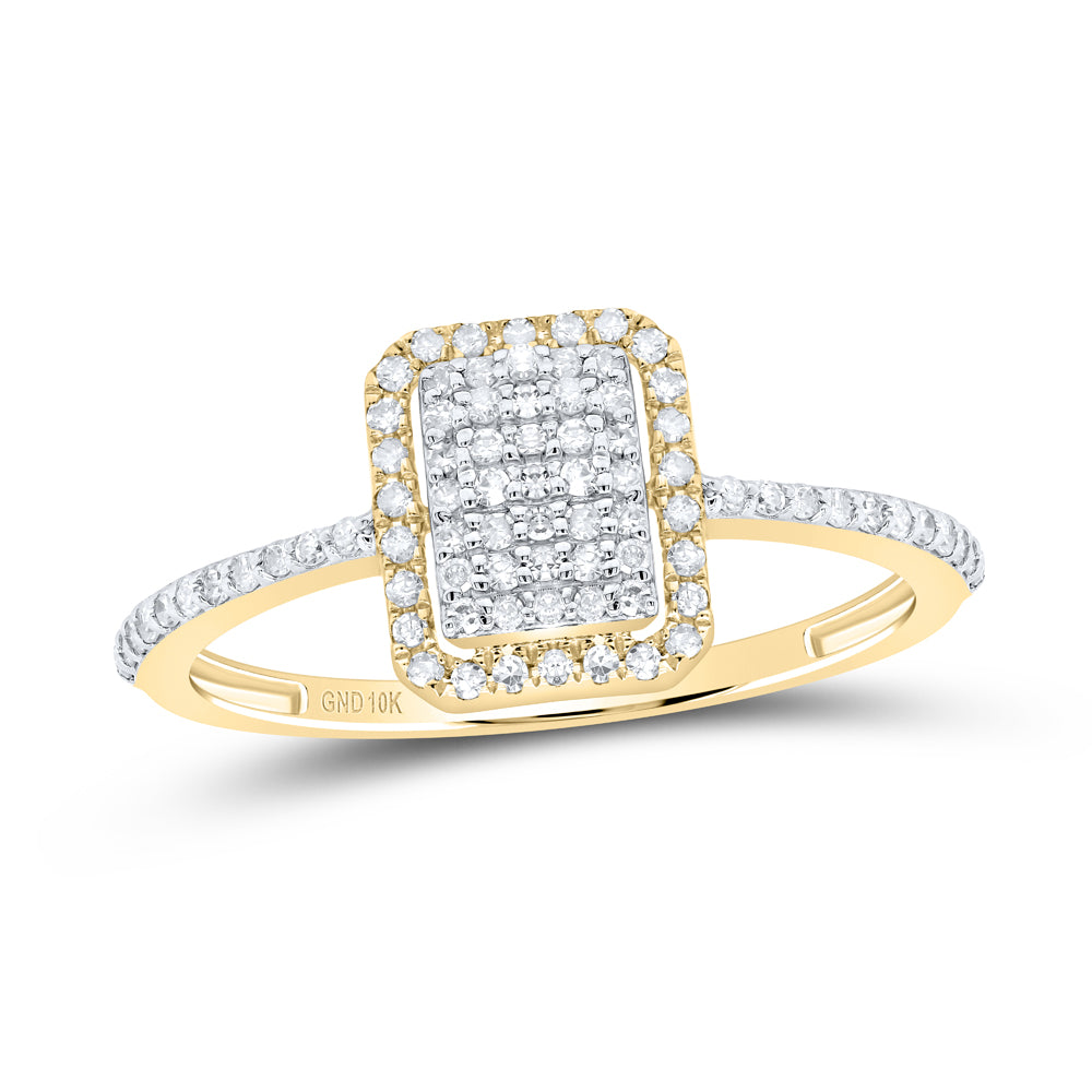 1/4Ctw-Dia P1 Gift Emerald Ring (1.47 grams)