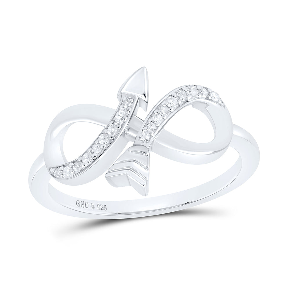 1/10Ctw-Diamond Gift Arrow Ring (2.09 grams)