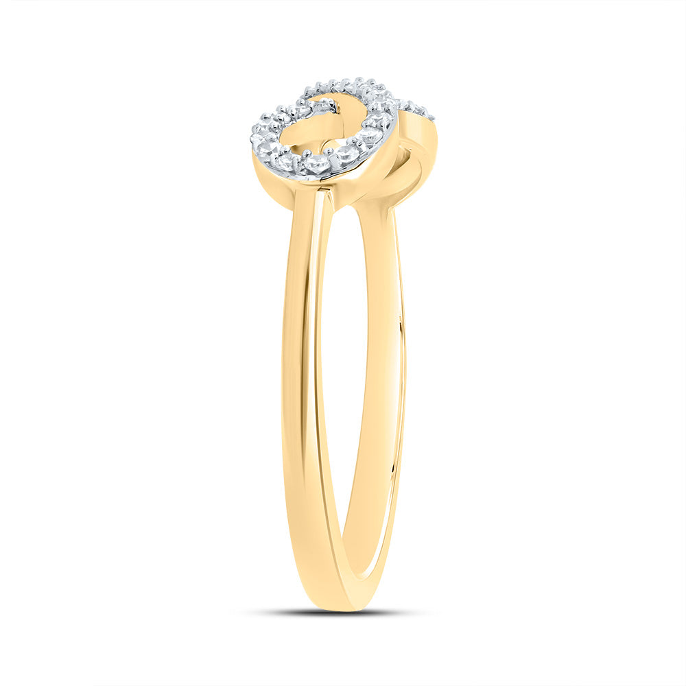 1/6Ctw-Dia Cn Fashion Infinity Ring (1.59 grams)