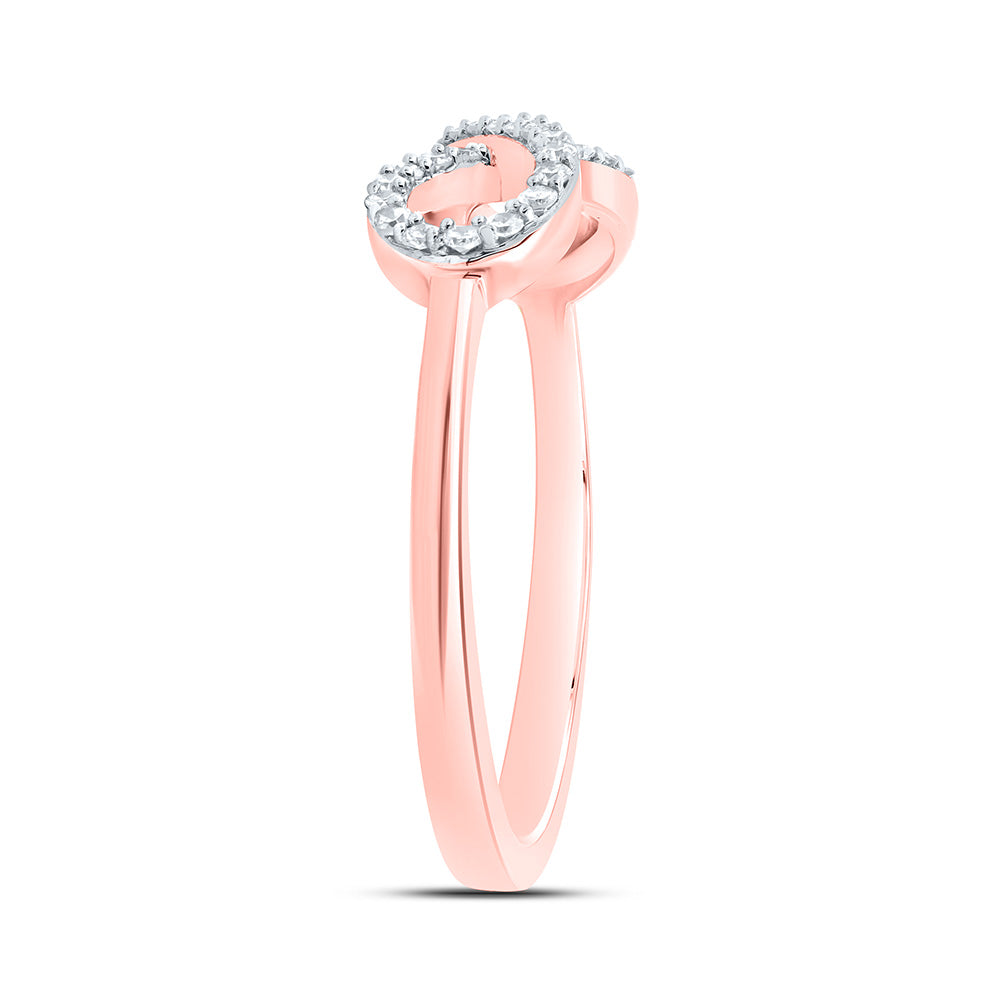 1/6Ctw-Dia Cn Fashion Infinity Ring (1.71 grams)
