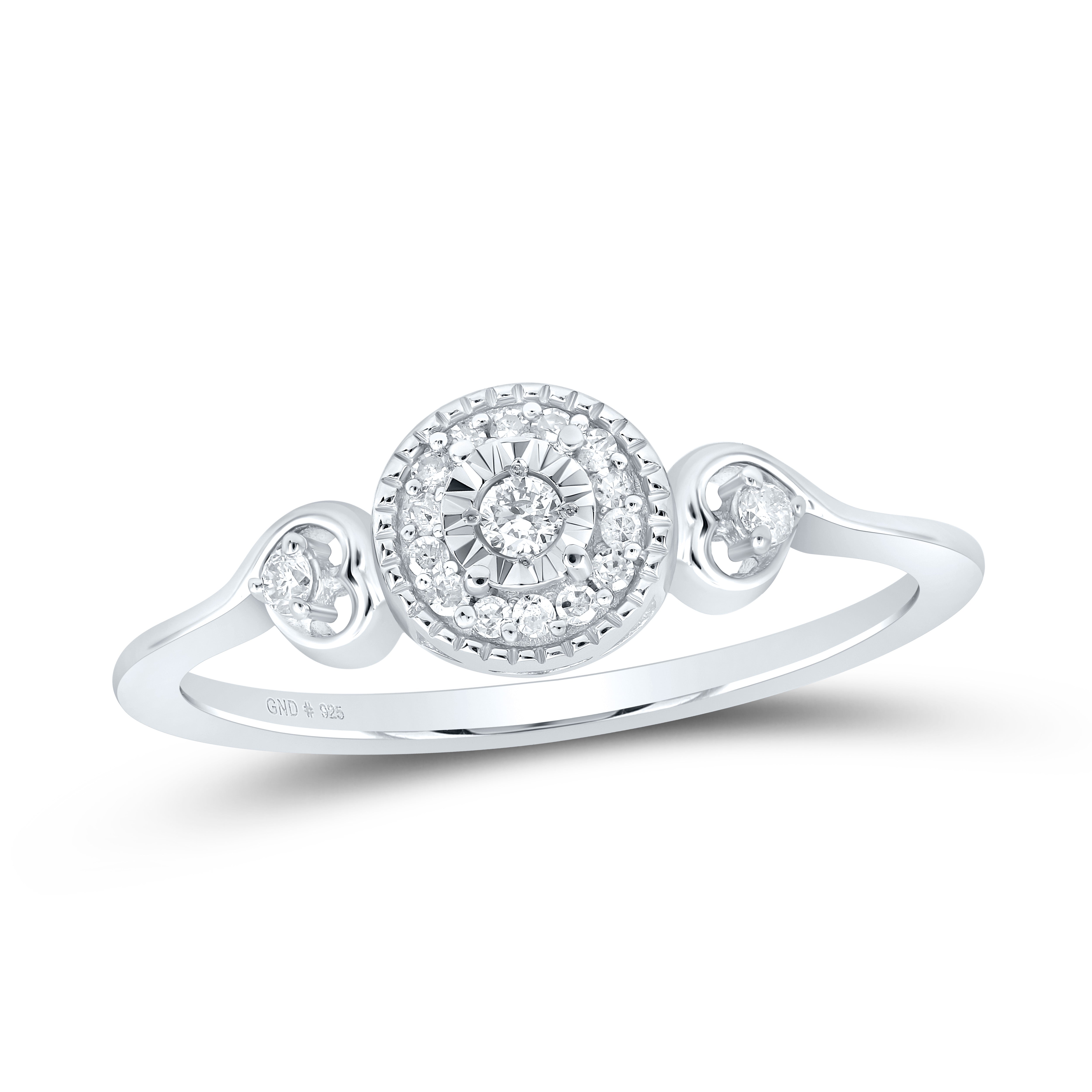 1/8Ctw-Diamond Gift Round Ring (1.49 grams)