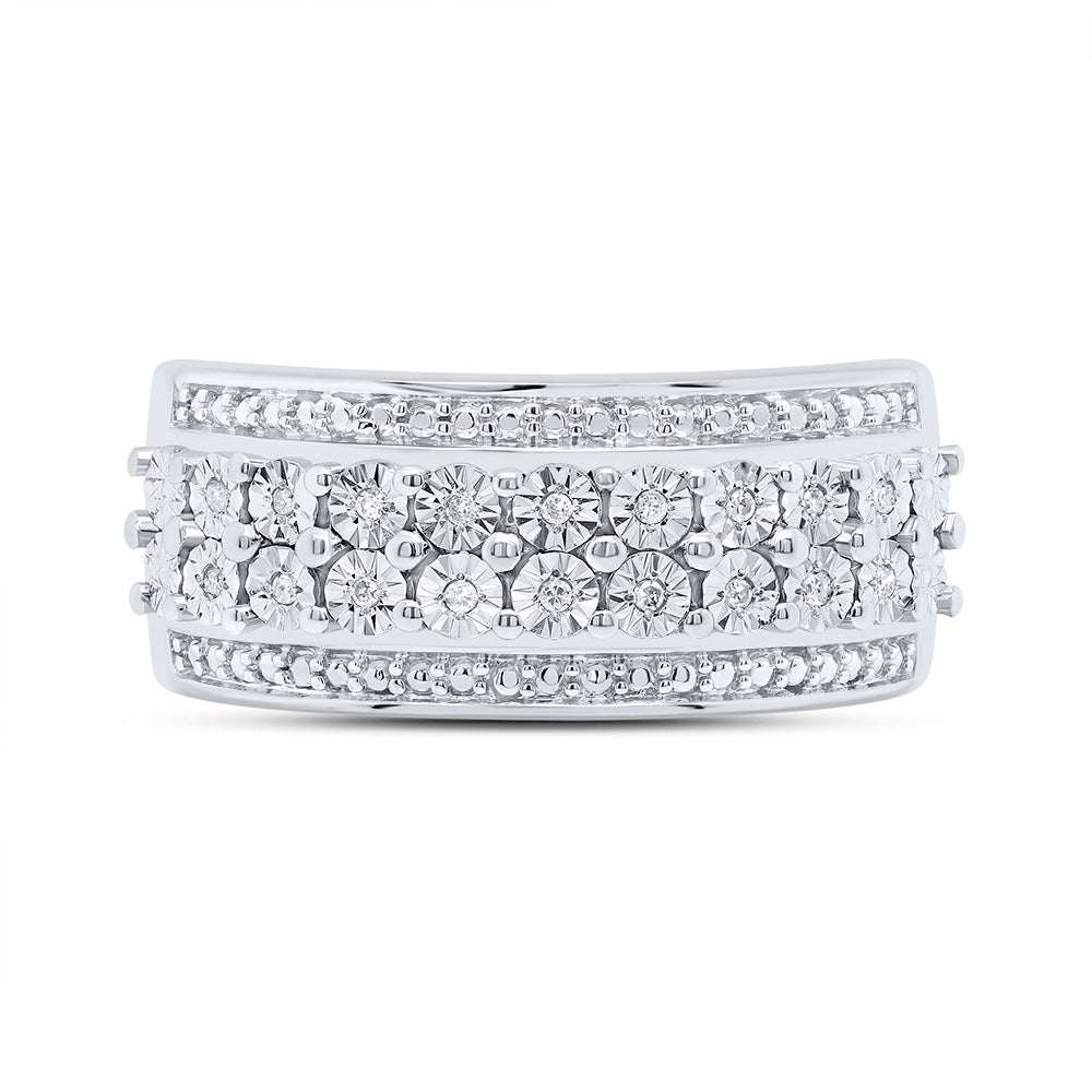1/20Ctw-Nat Diamond Gift Band Ring (5.71 grams)