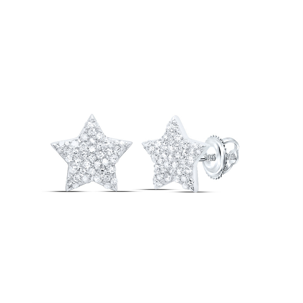 10Kt Gold 1/4Ctw-Dia P1 Gift Star Earring