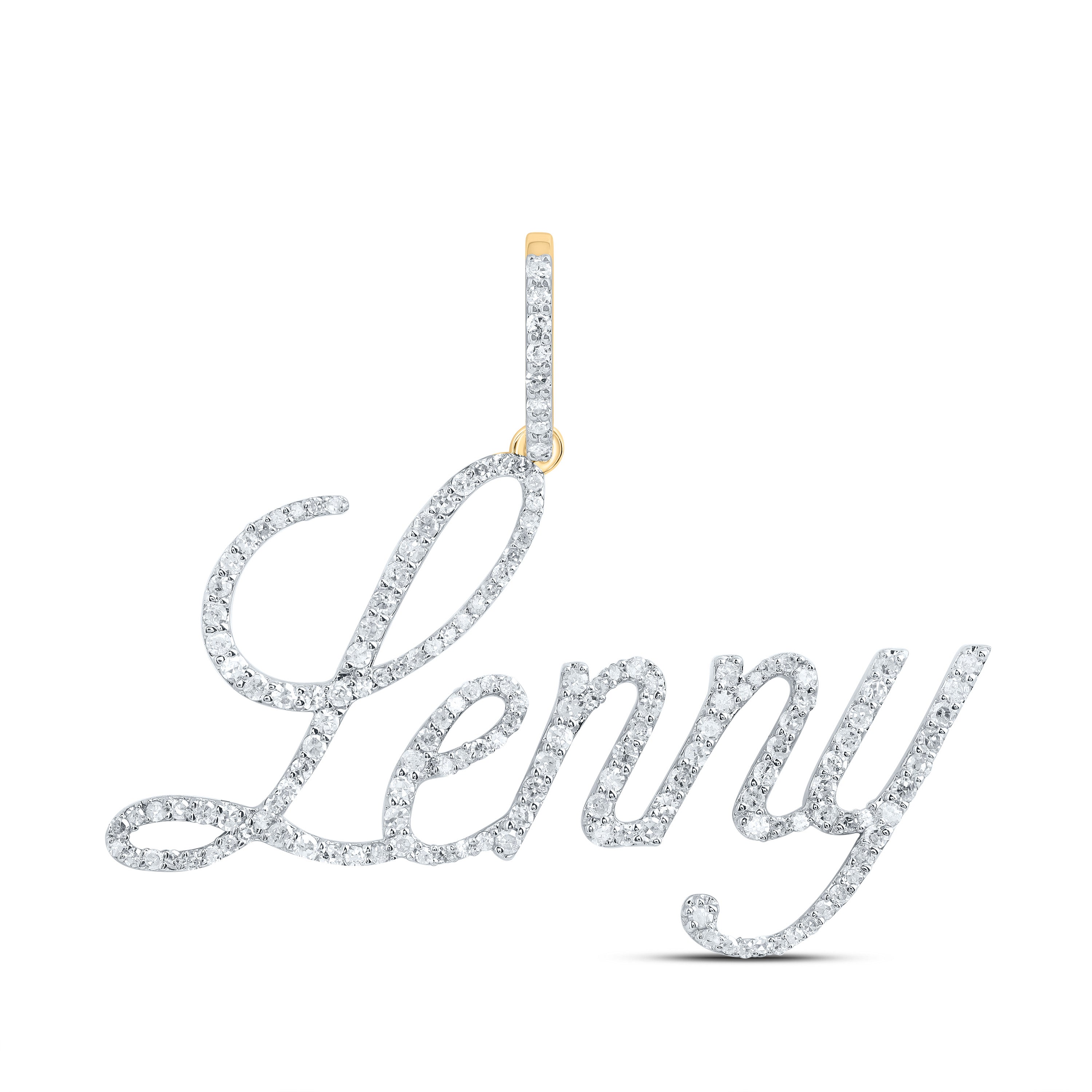 10Kt Gold 3/4Ctw-Dia P1 Gift  Lenny" Pendant"