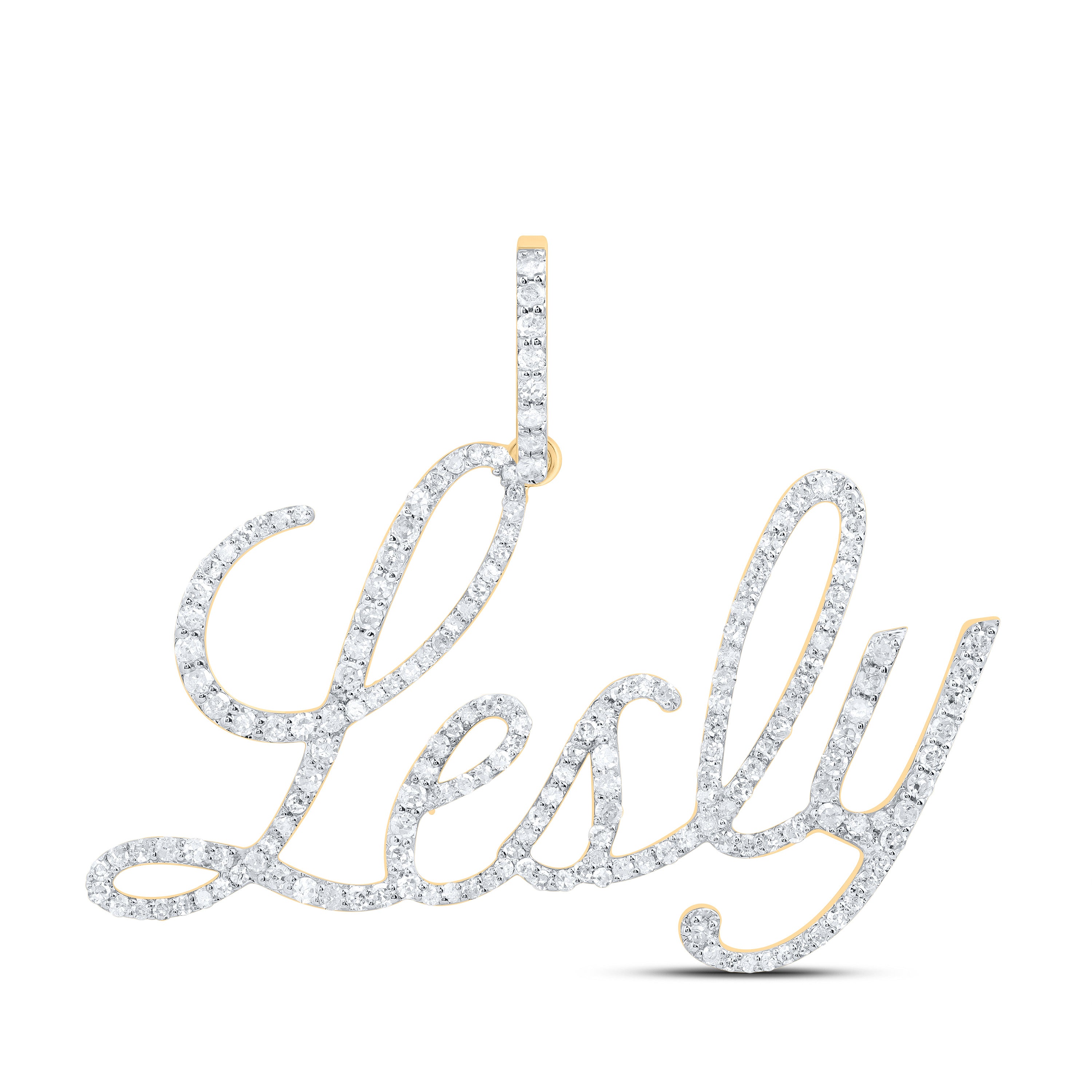 10Kt Gold 3/4Ctw-Dia P1 Gift  Lesly" Pendant"