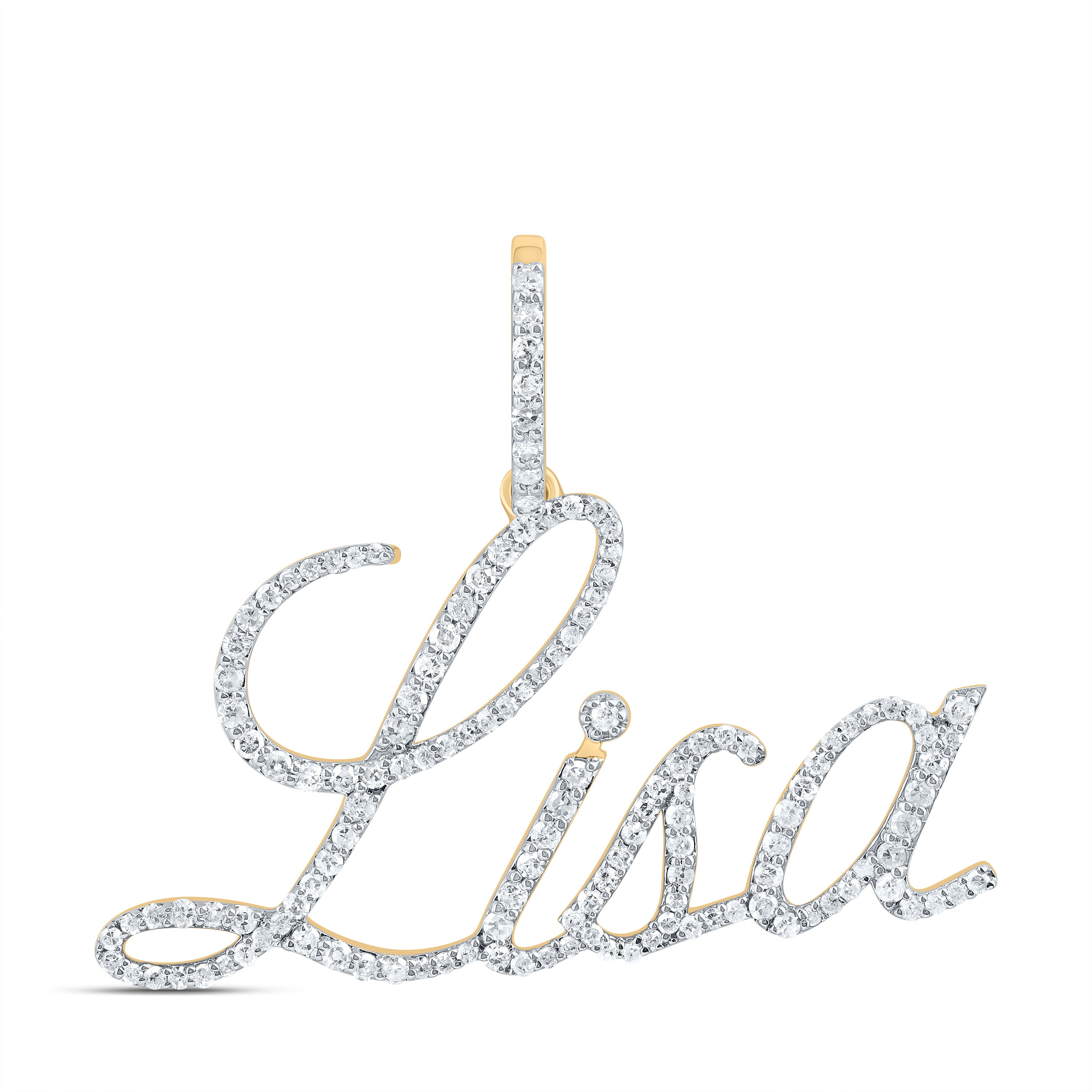 10Kt Gold 5/8Ctw-Dia P1 Gift  Lisa" Pendant"