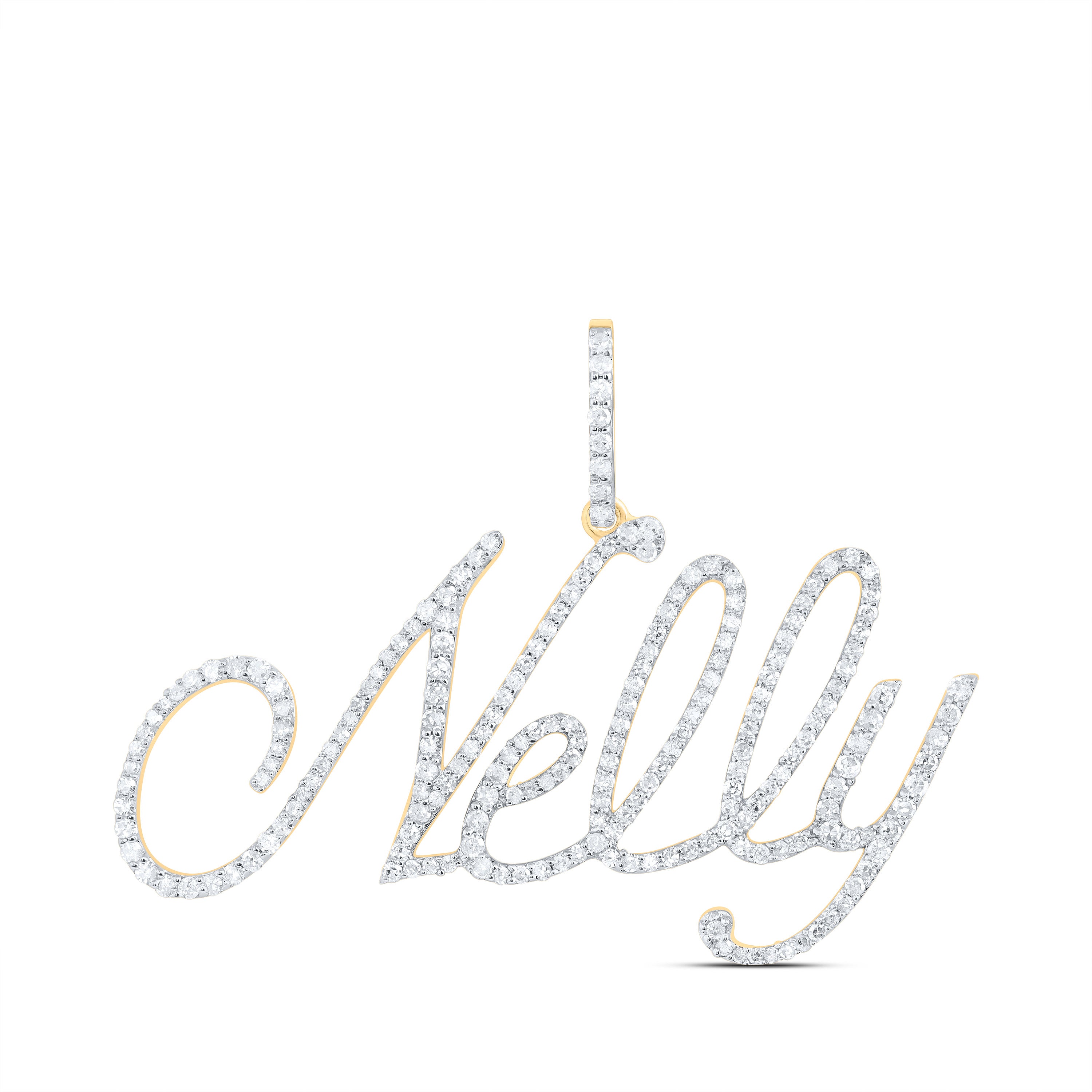 10Kt Gold 7/8Ctw-Dia P1 Gift  Nelly" Pendant"