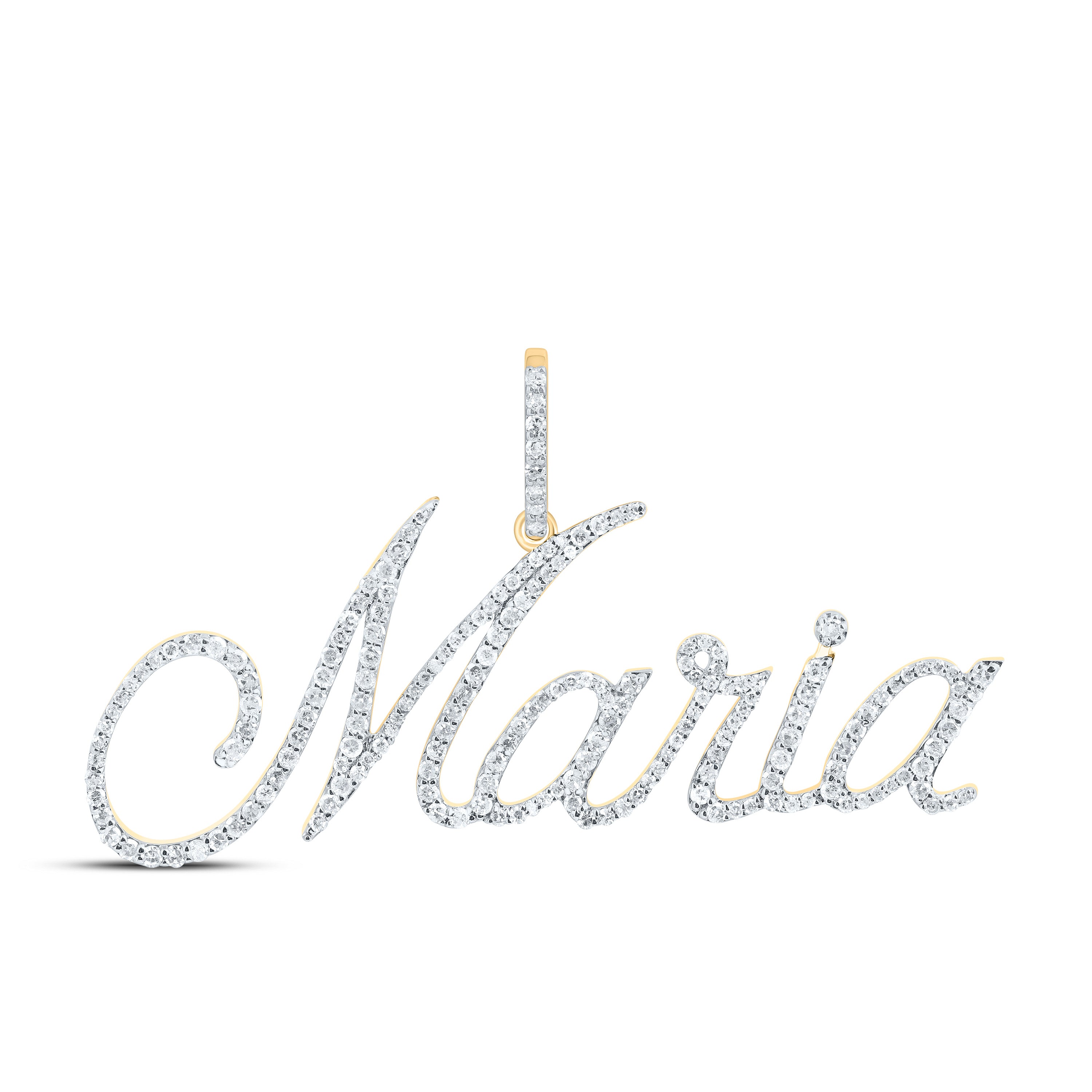 10Kt Gold 1 Ctw-Dia P1 Gift  Maria" Pendant"