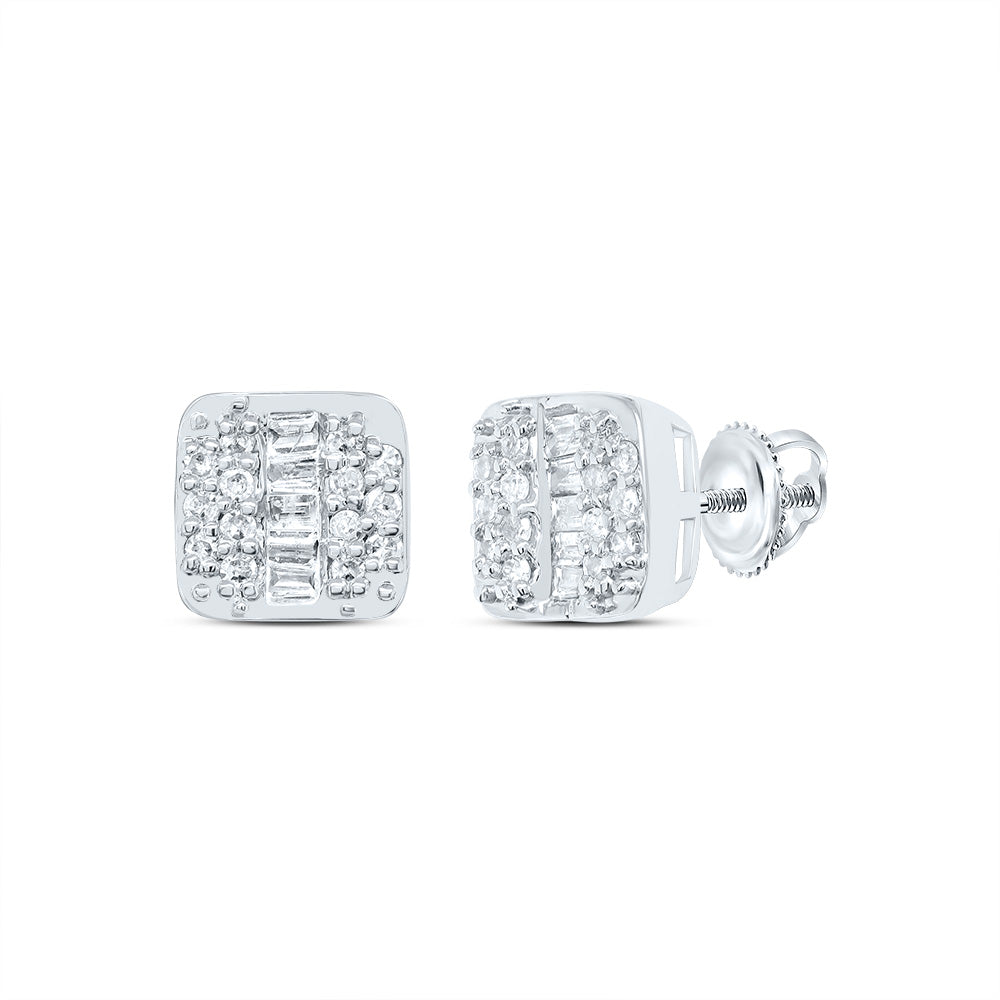 10Kt Gold 1/8Ctw-Dia P1 Gift Cushion Stud Earring