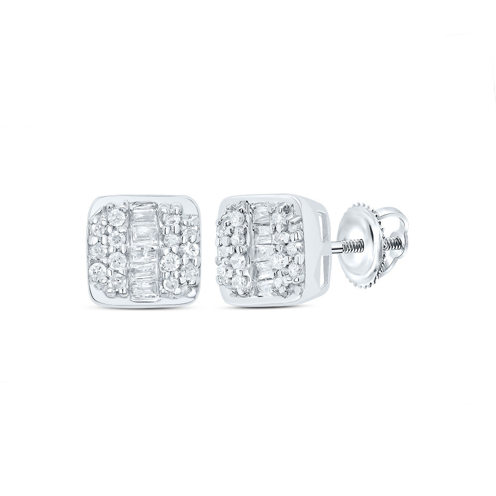 10Kt Gold 1/4Ctw-Dia P1 Gift Cushion Stud Earring