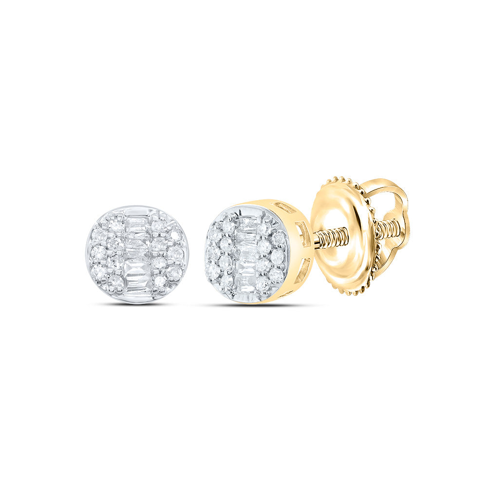 10Kt Gold 1/6Ctw-Dia P1 Gift Round Stud Earring