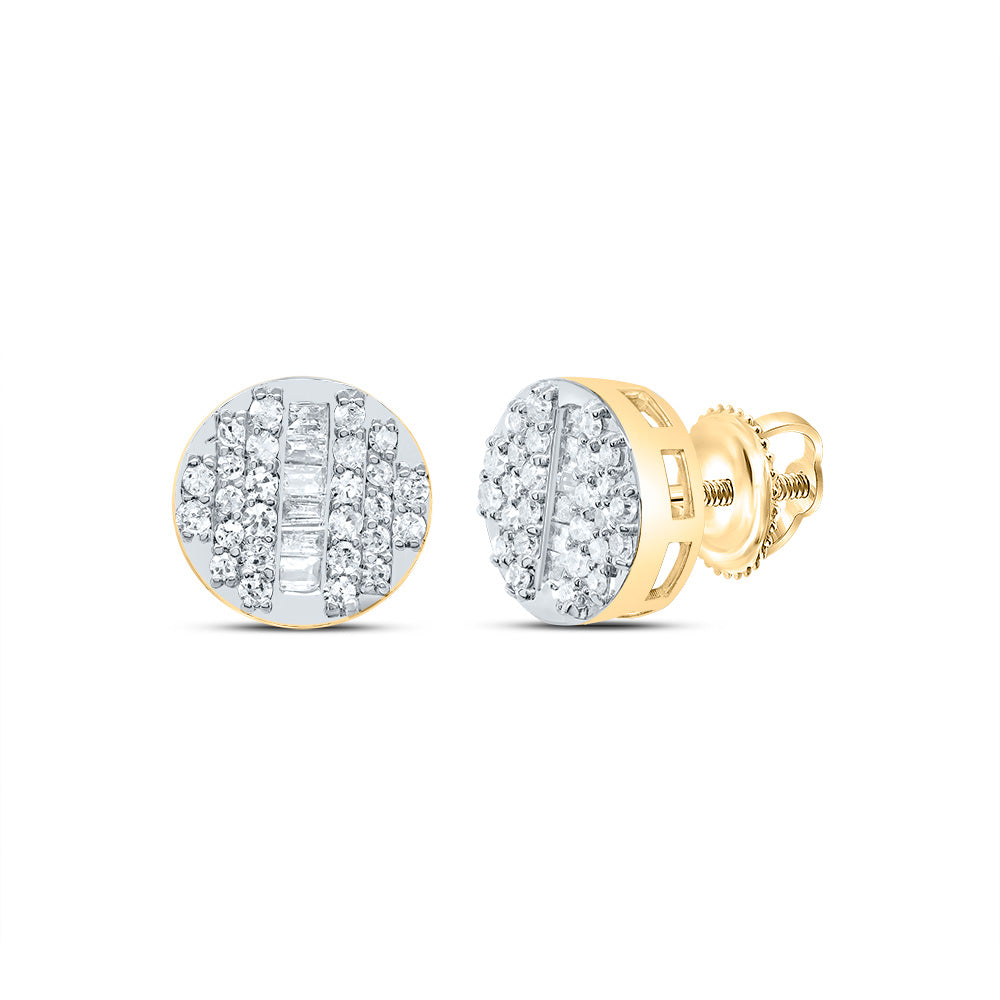 10Kt Gold 1/4Ctw-Dia P1 Gift Round Stud Earring