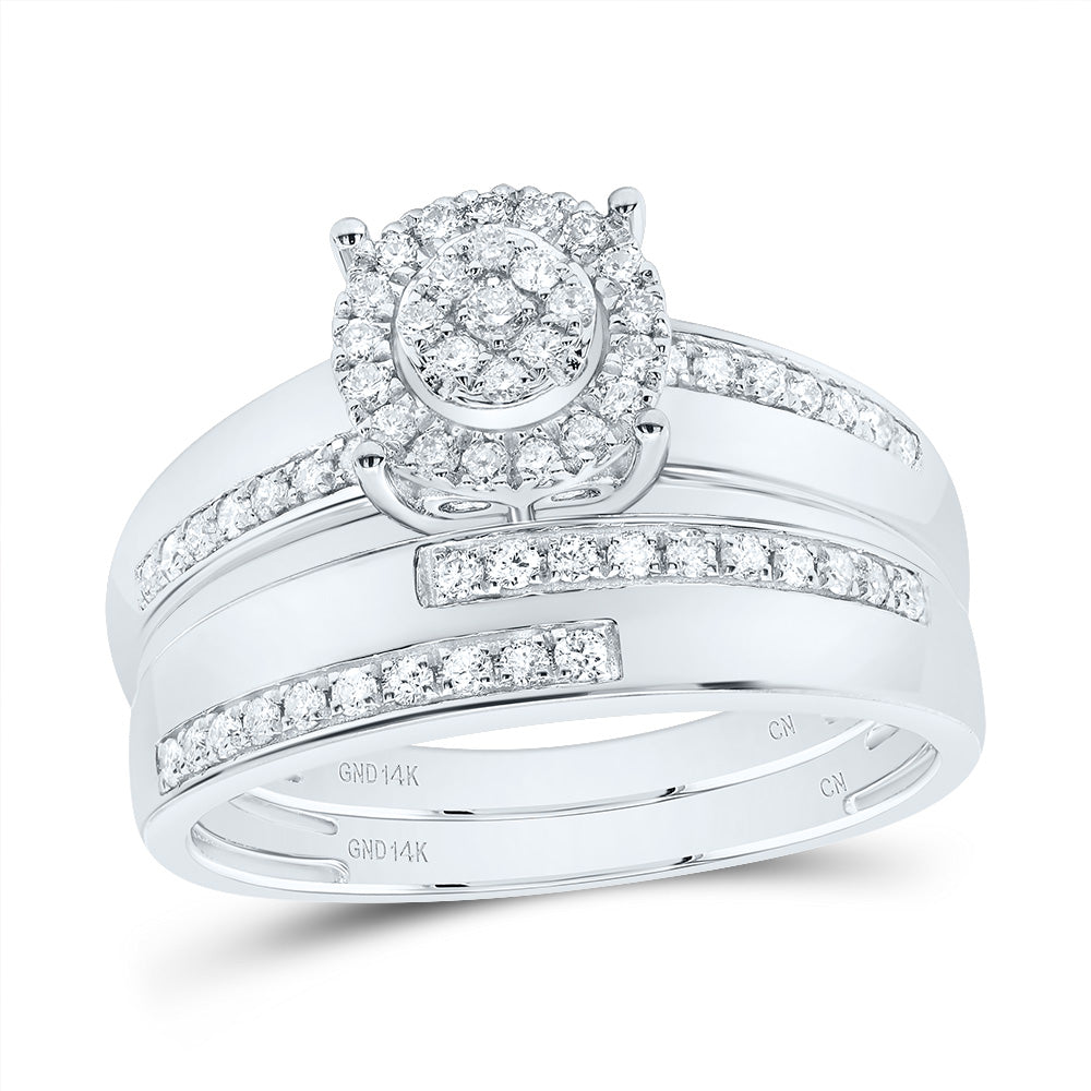 1/2Ctw-Dia Cn Round Trio Set (9.98 grams)