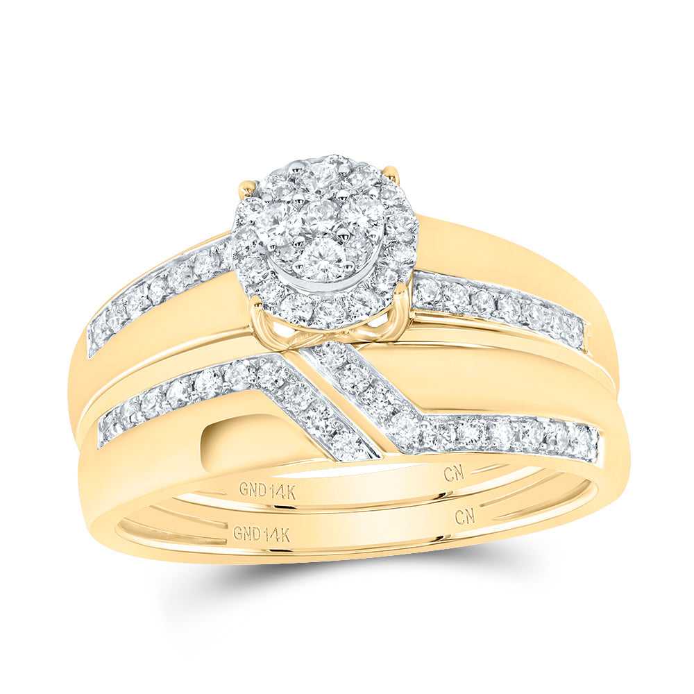 5/8Ctw-Dia Cn Round Trio Set (6.98 grams)