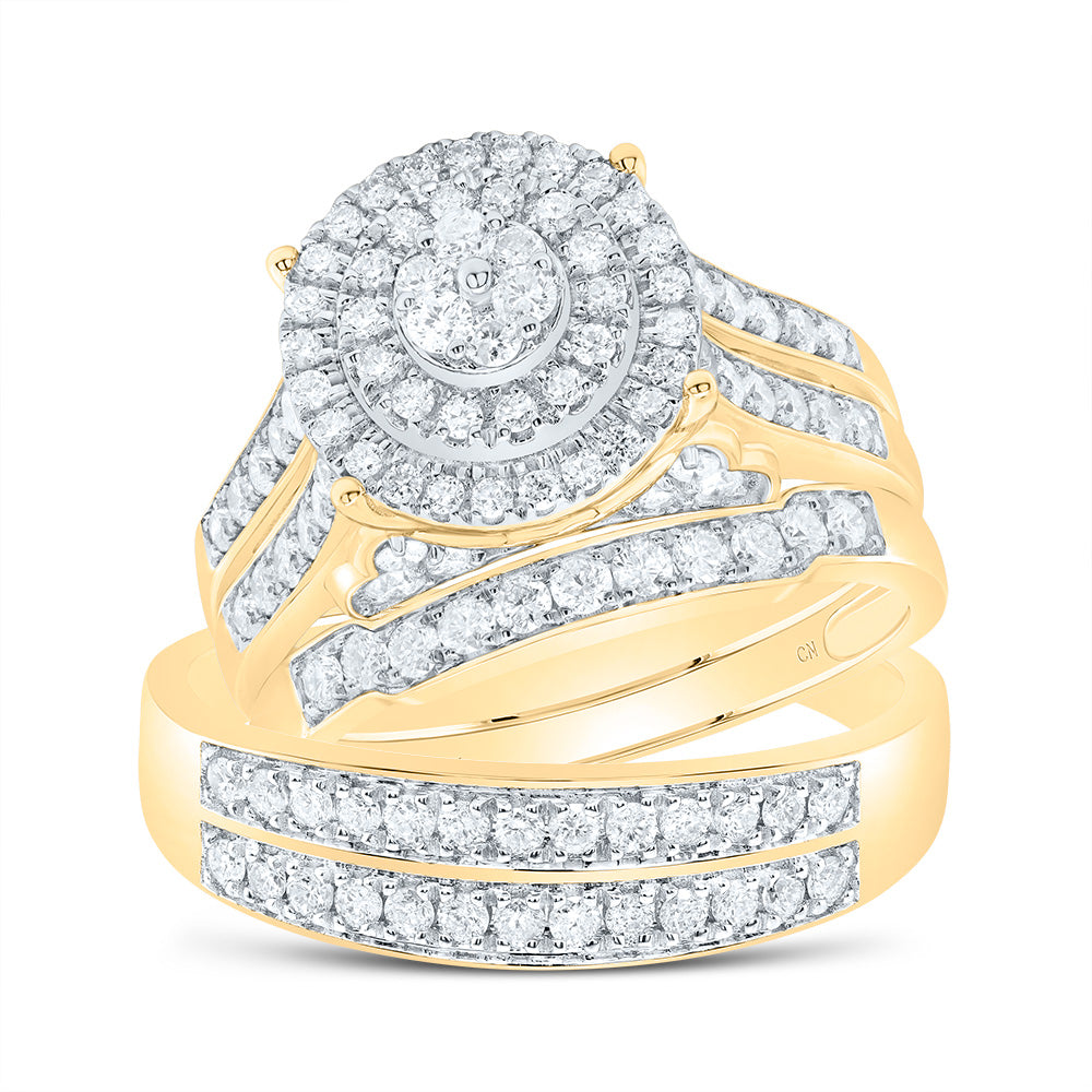 1 3/8Ctw-Dia Cn Round Trio Set (9.53 grams)