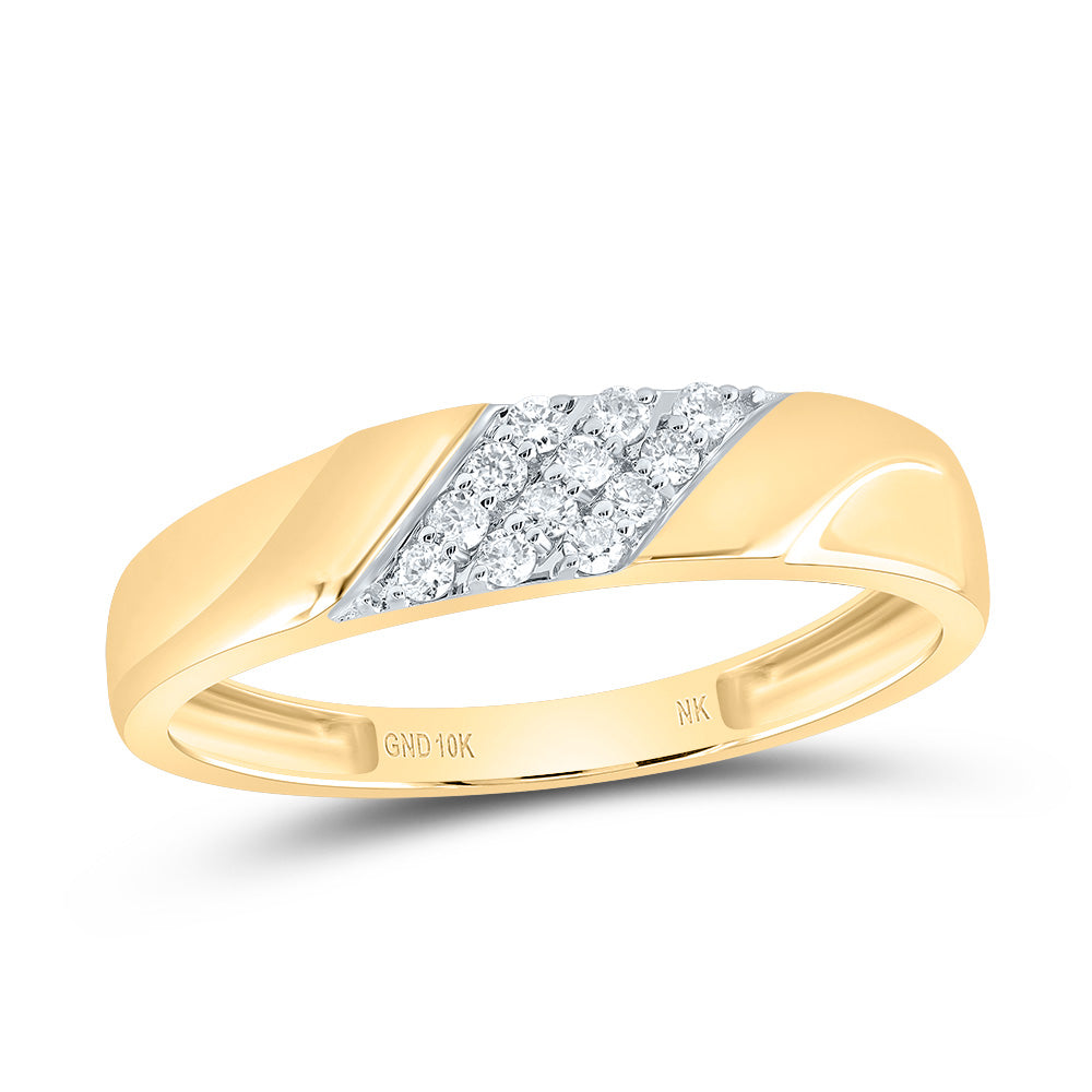 5/8Ctw-Dia Nk Square Trio Set (5.47 grams)