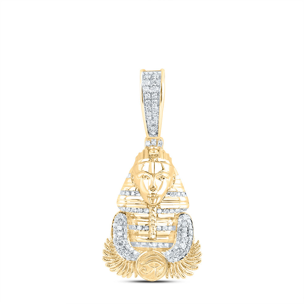 1/2Ctw-Dia Nk Egyptian Queen Mens Charm (4.792 grams)