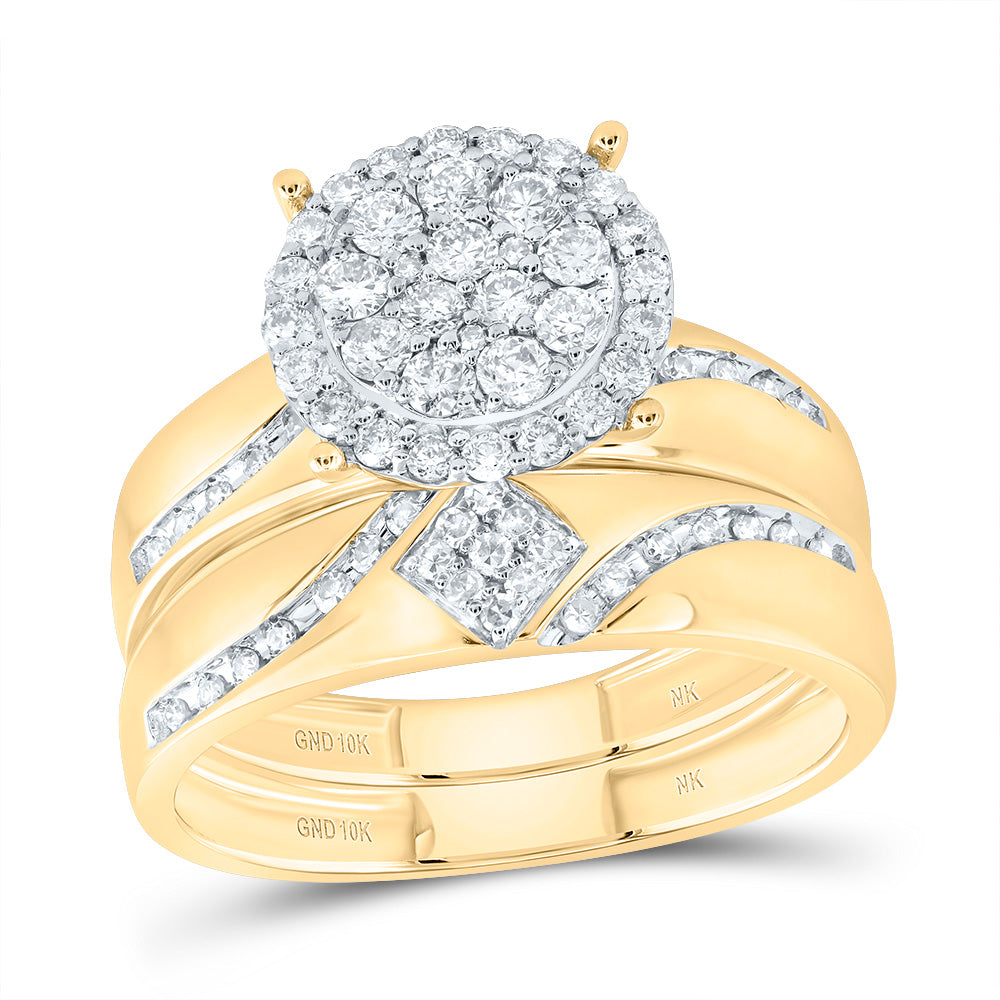 7/8Ctw-Dia Nk Round Trio Set (4.84 grams)