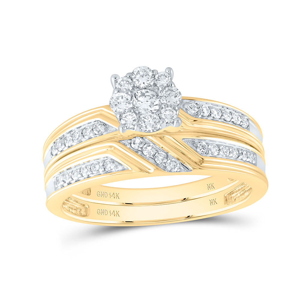 1/2Ctw-Diamond Trio Set (6.79 grams)