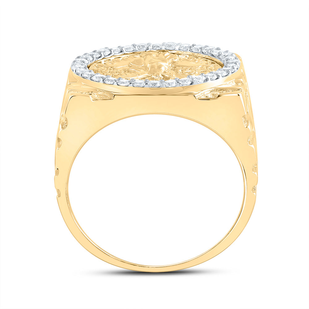 5/8Ctw-Dia Nk Centenario Mens Ring (10.12 grams)