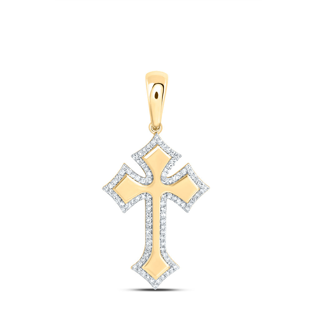 1/3Ctw Dia Nk Fashion Cross Pendant (1.667 grams)