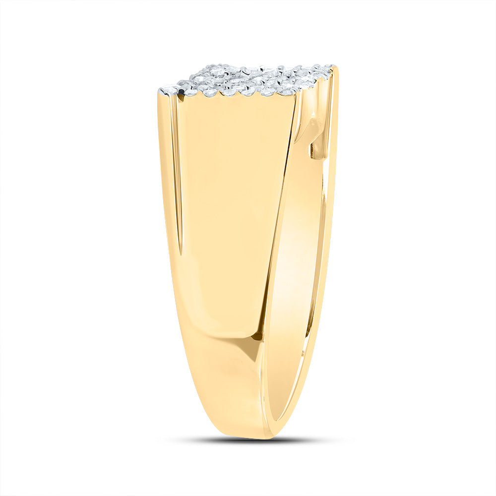 3/8Ctw-Dia Nk "1991" Mens Ring (7.93 grams)