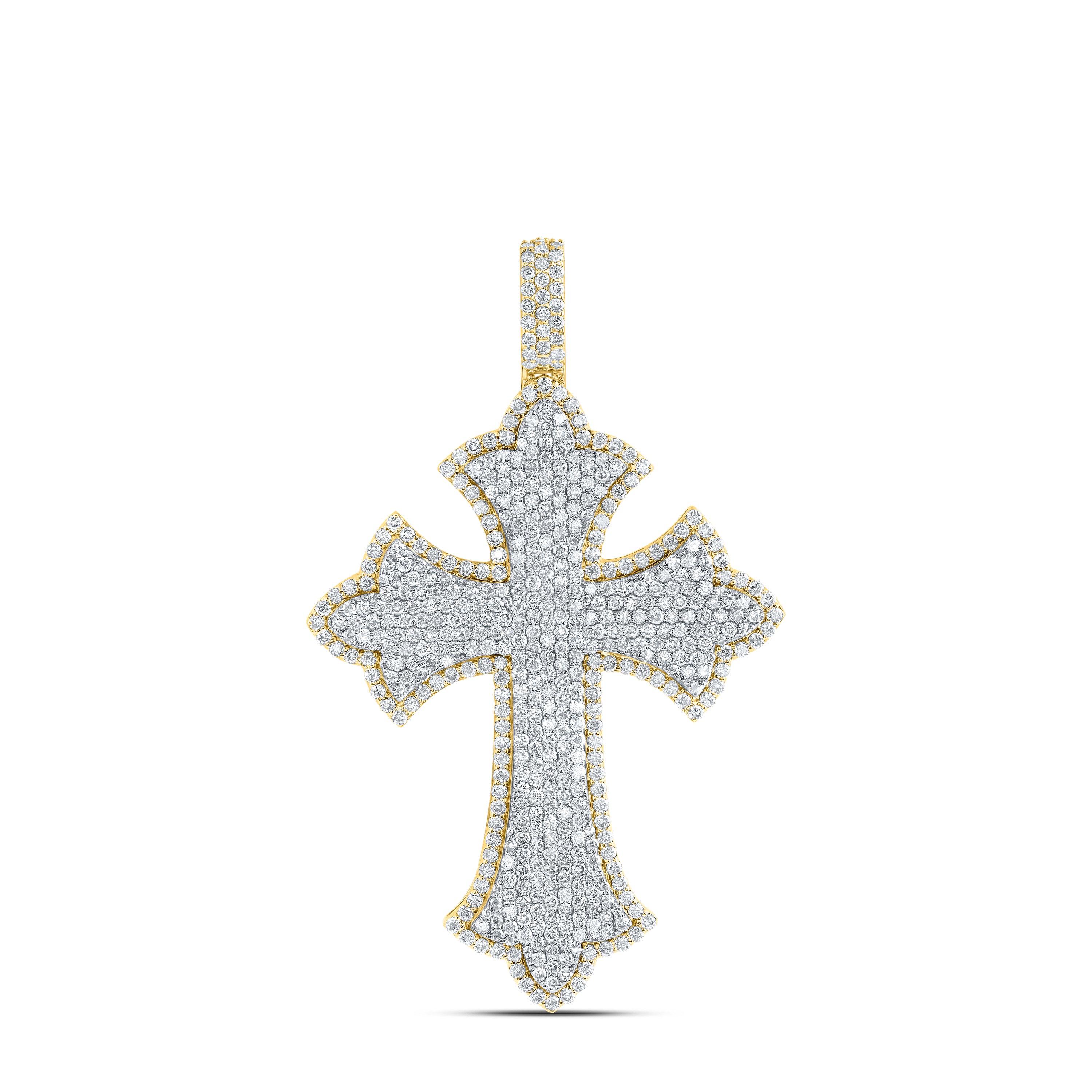 4 5/8Ctw-Dia Nk Cross Mens Charm (16.07 grams)
