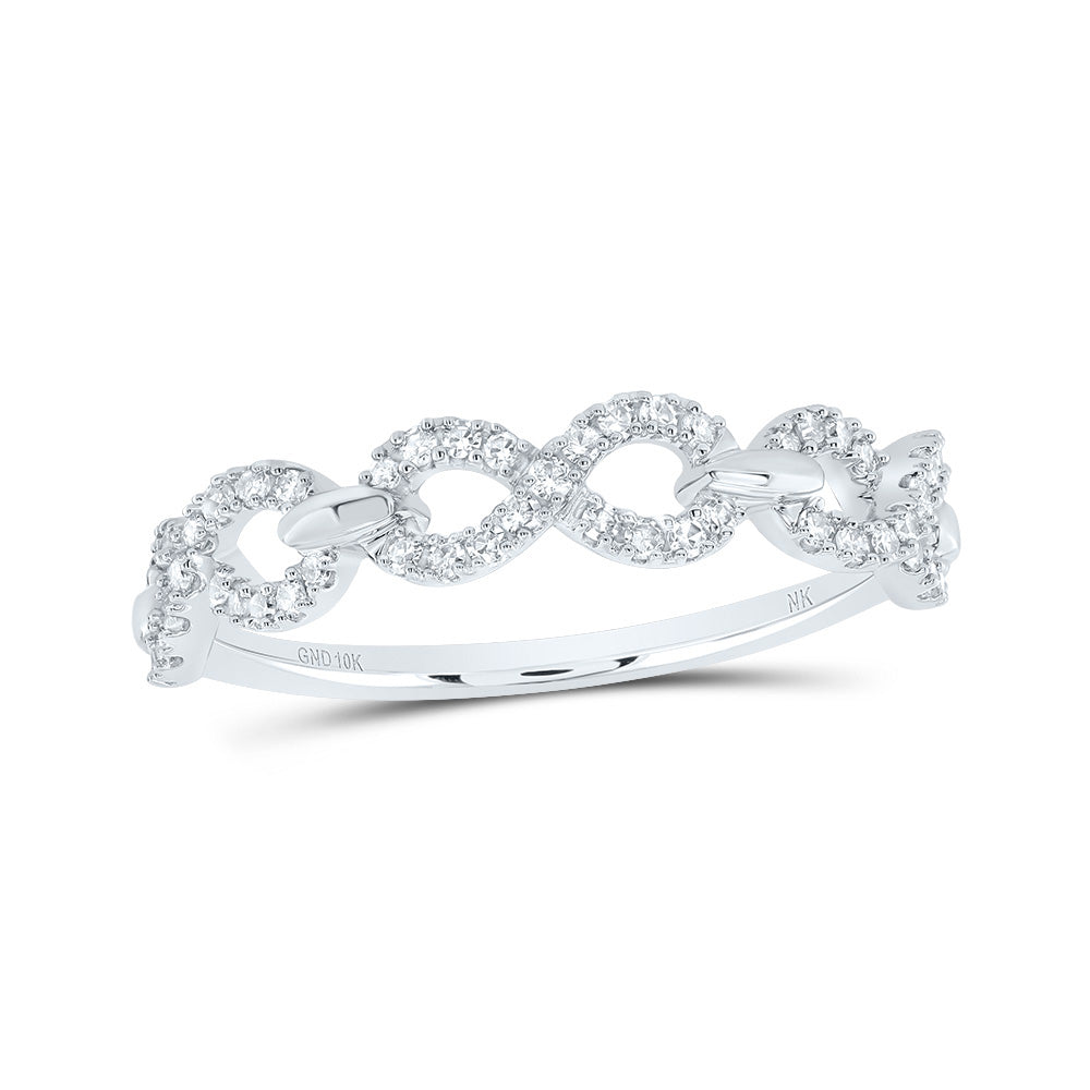 1/4Ctw-Dia Nk Fashion Infinity Ring (1.75 grams)