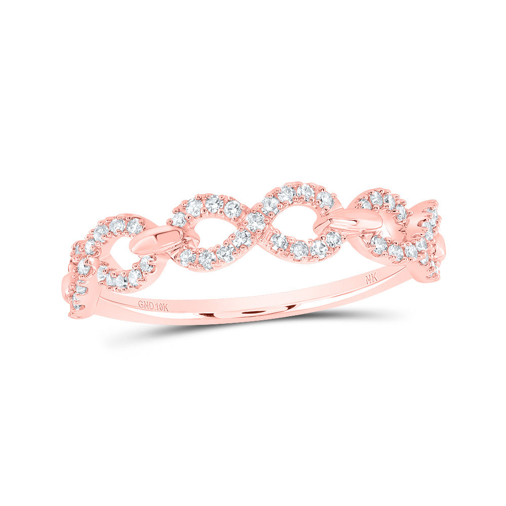 1/4Ctw-Dia Nk Fashion Infinity Ring (1.73 grams)
