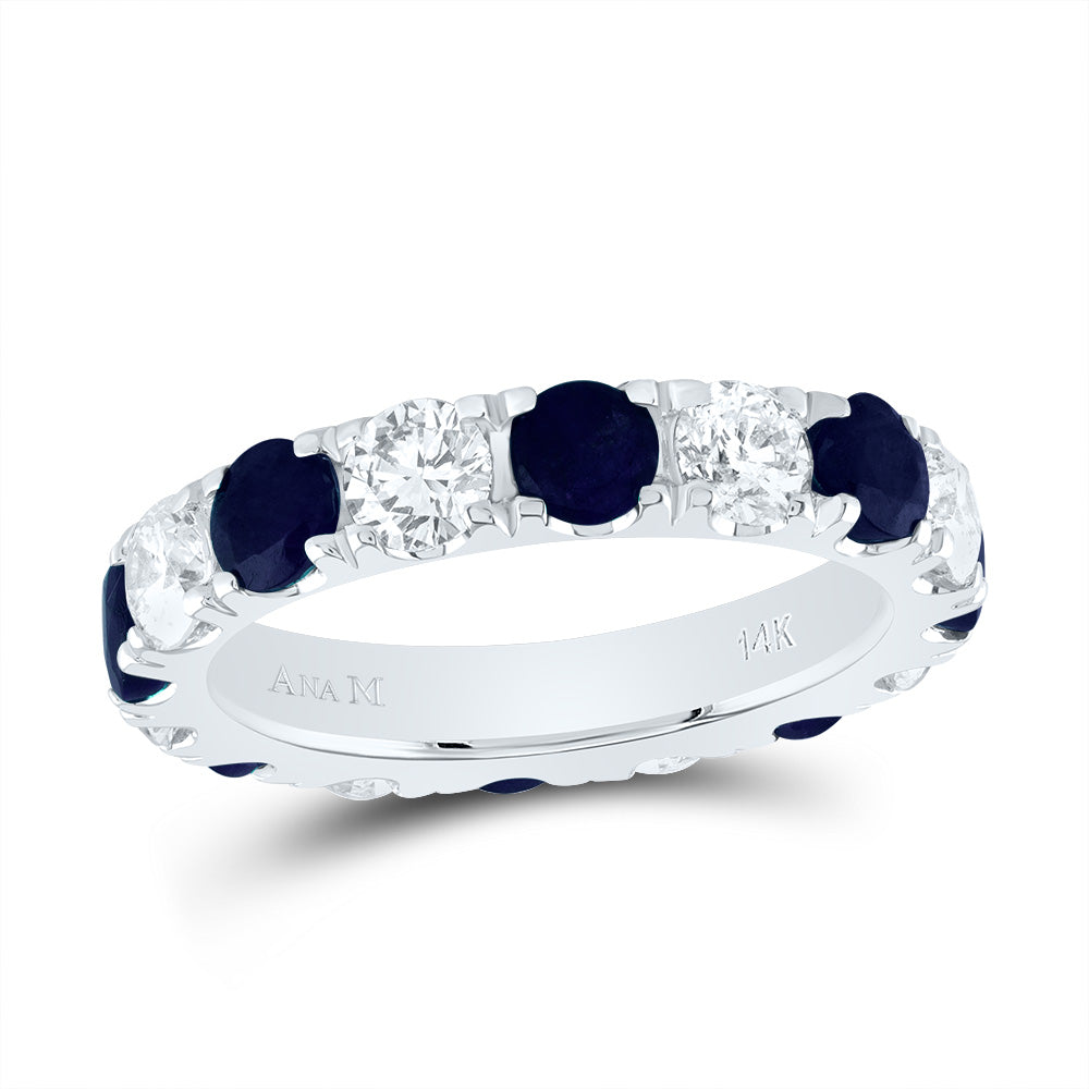 1 7/8Ctw-Dia Ana M 2 1/3Ctw-Rd-Bs Nat Gem Ring (3.88 grams)