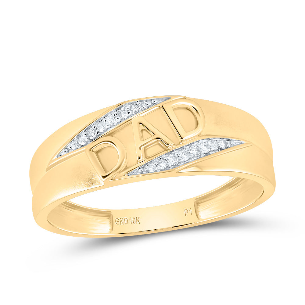 1/12Ctw-Dia P1 Dad Men Ring (2.04 grams)