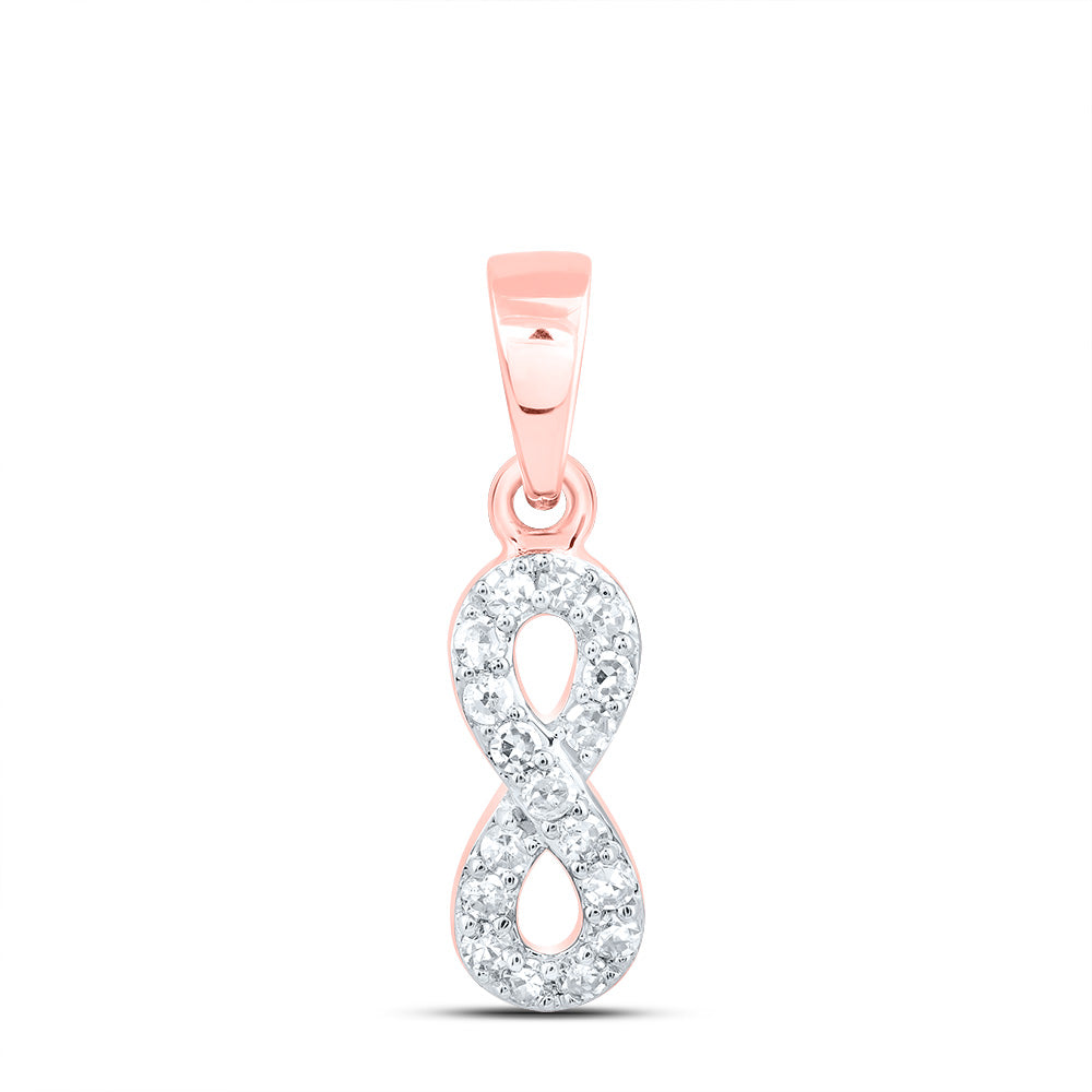 1/10Ctw-Dia Nk Gift Infinity Pendant (0.4788 grams)