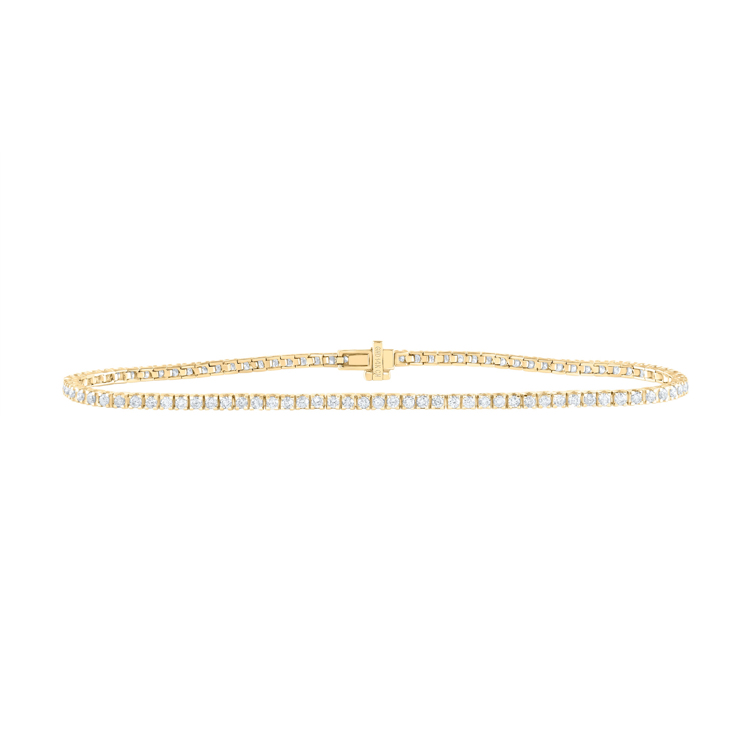 1 1/3Ctw-Nat Dia Cn Fashion Tennis Bracelet (7 Inch) (4.63 grams)