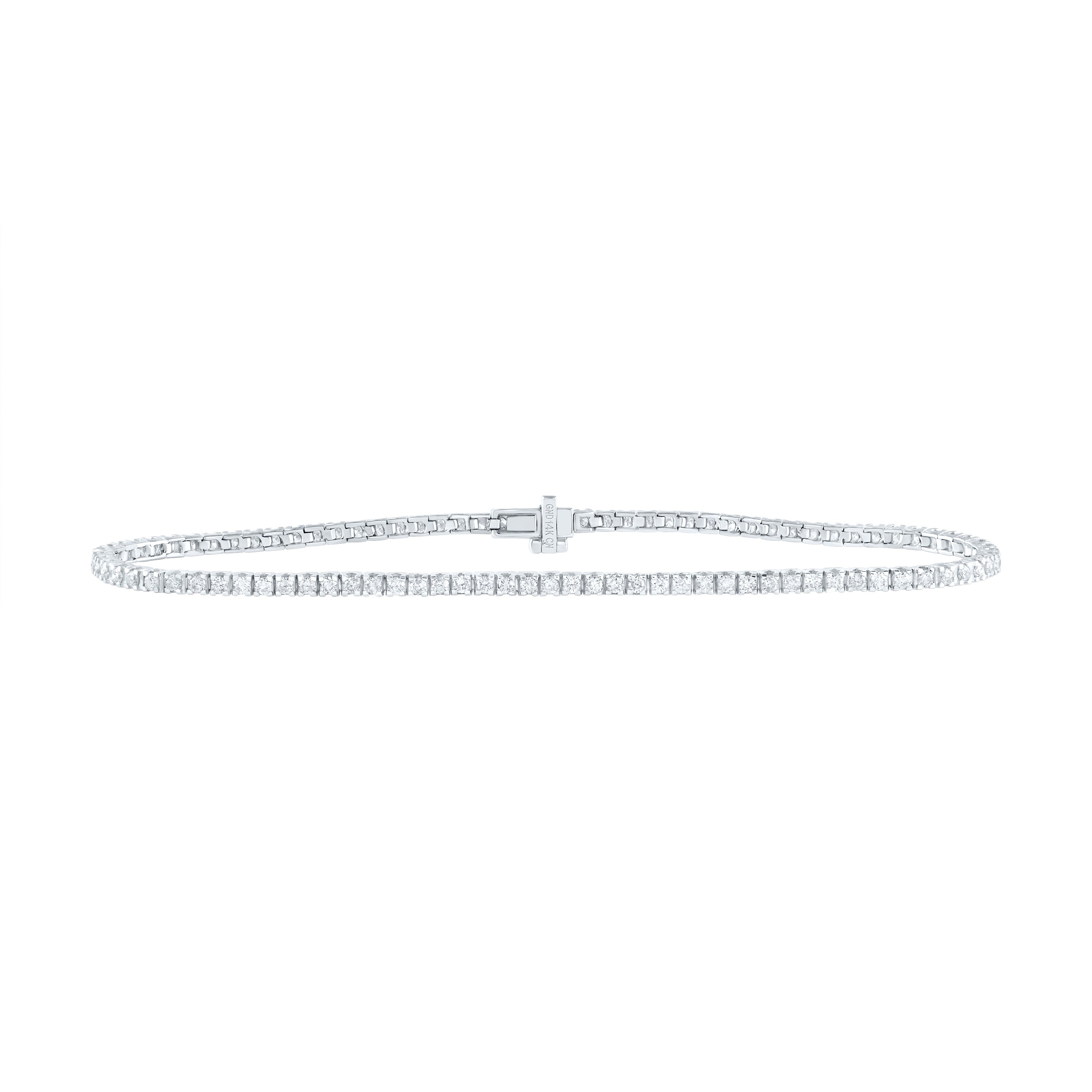 1 1/3Ctw-Nat Dia Cn Fashion Tennis Bracelet (7 Inch) (4.36 grams)